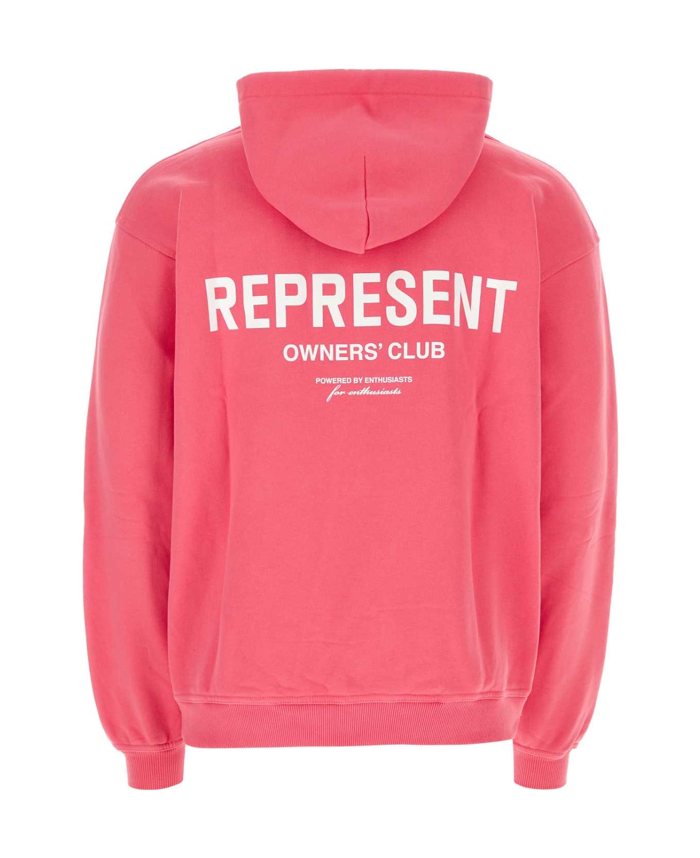 REPRESENT Dark Pink Cotton Sweatshirt - BUBBLEGUMPINK
