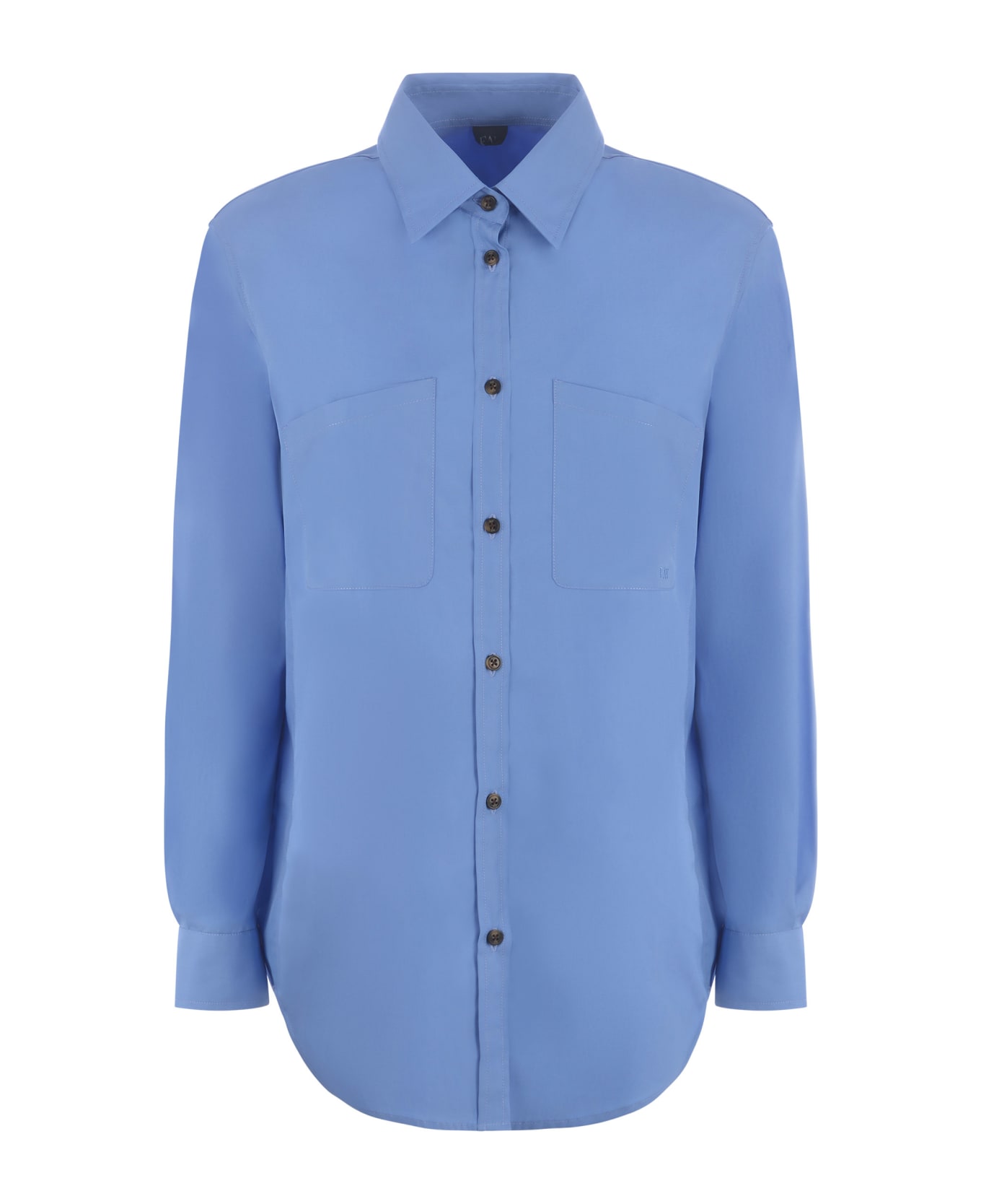 Fay Shirt Fay In Cotton - Azzurro