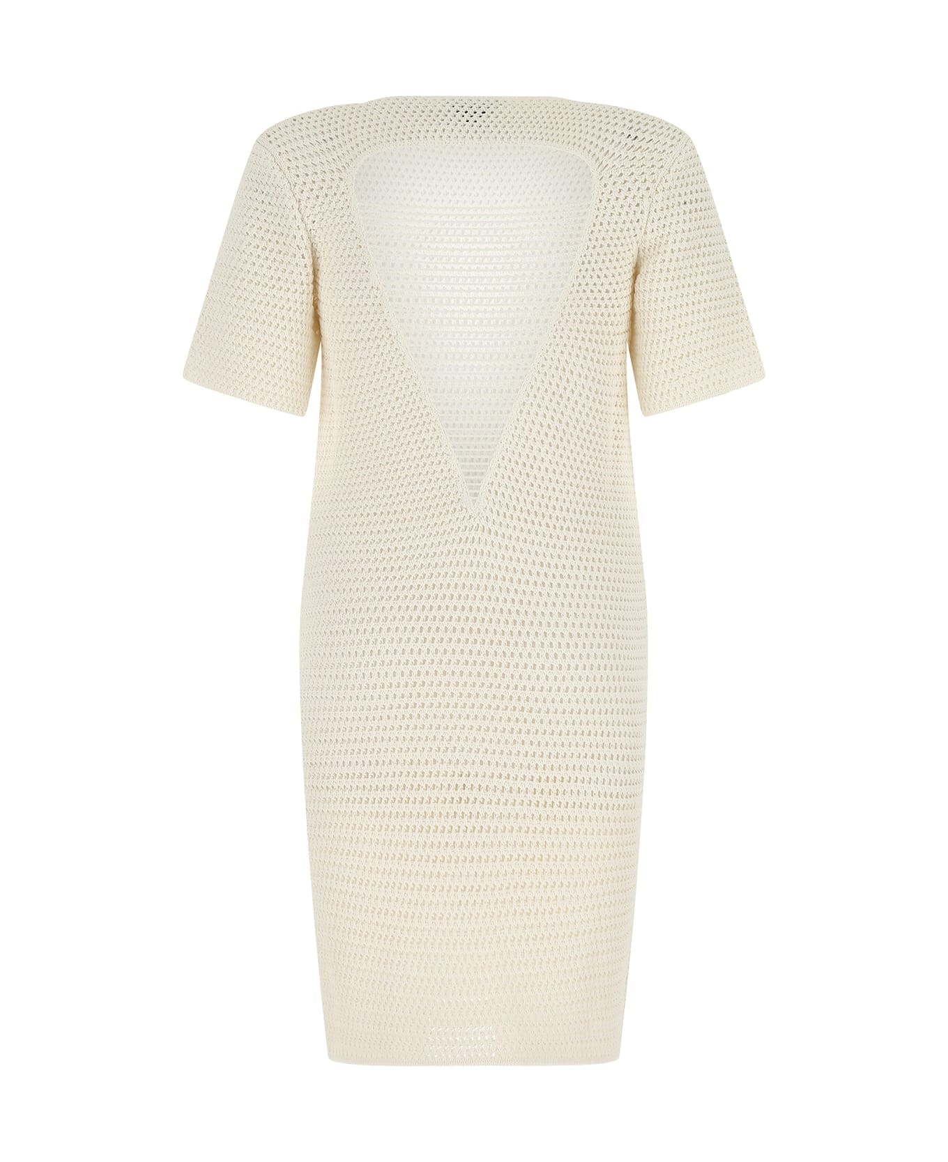 Bottega Veneta Ivory Crochet Dress - 2945