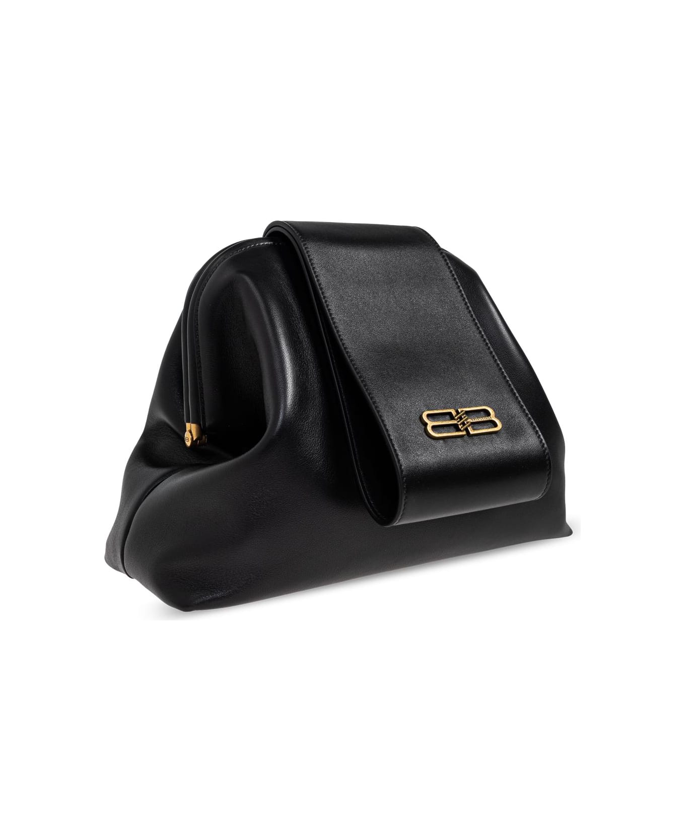 Balenciaga Leather Handbag - BLACK