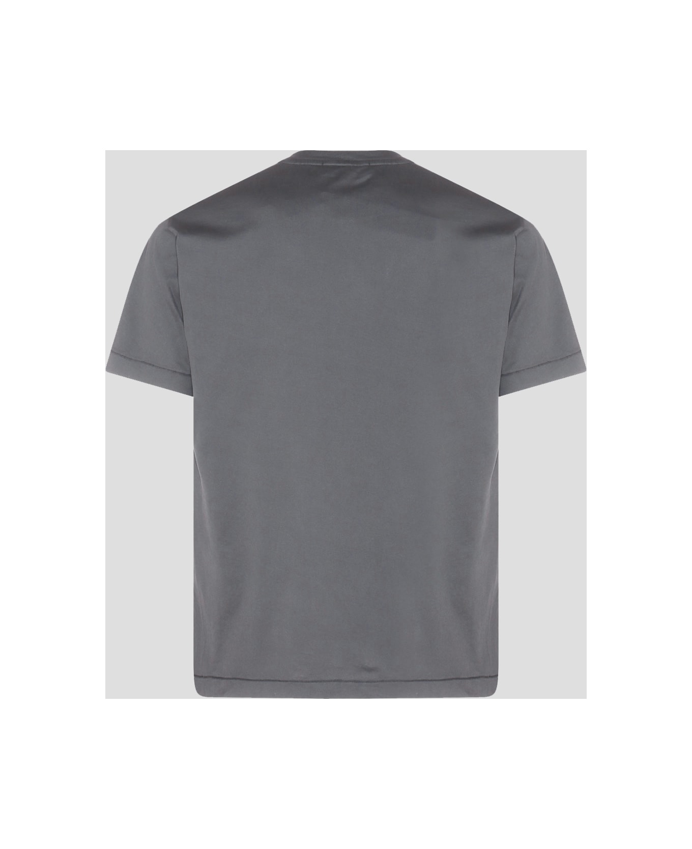 Stone Island Dark Grey Cotton T- Shirt - LEAD GREY