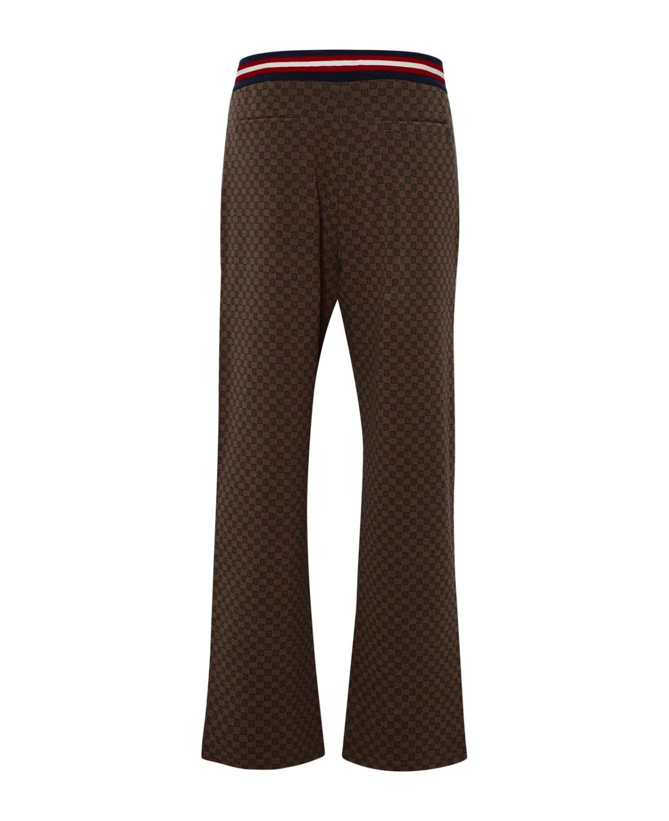 Balmain Pants In Brown Polyester - brown