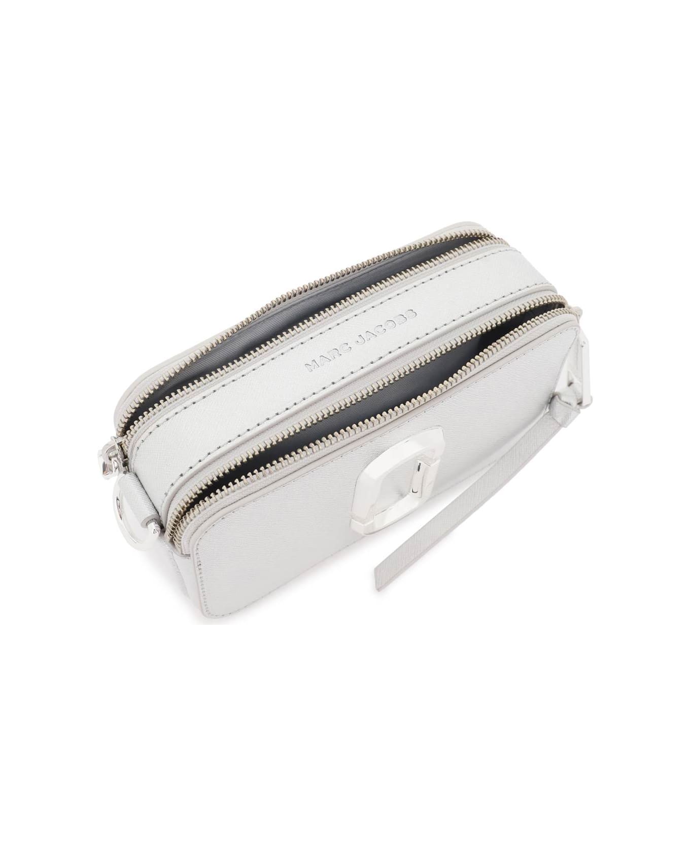 Marc Jacobs The Snapshot Leather Camera Bag - Silver