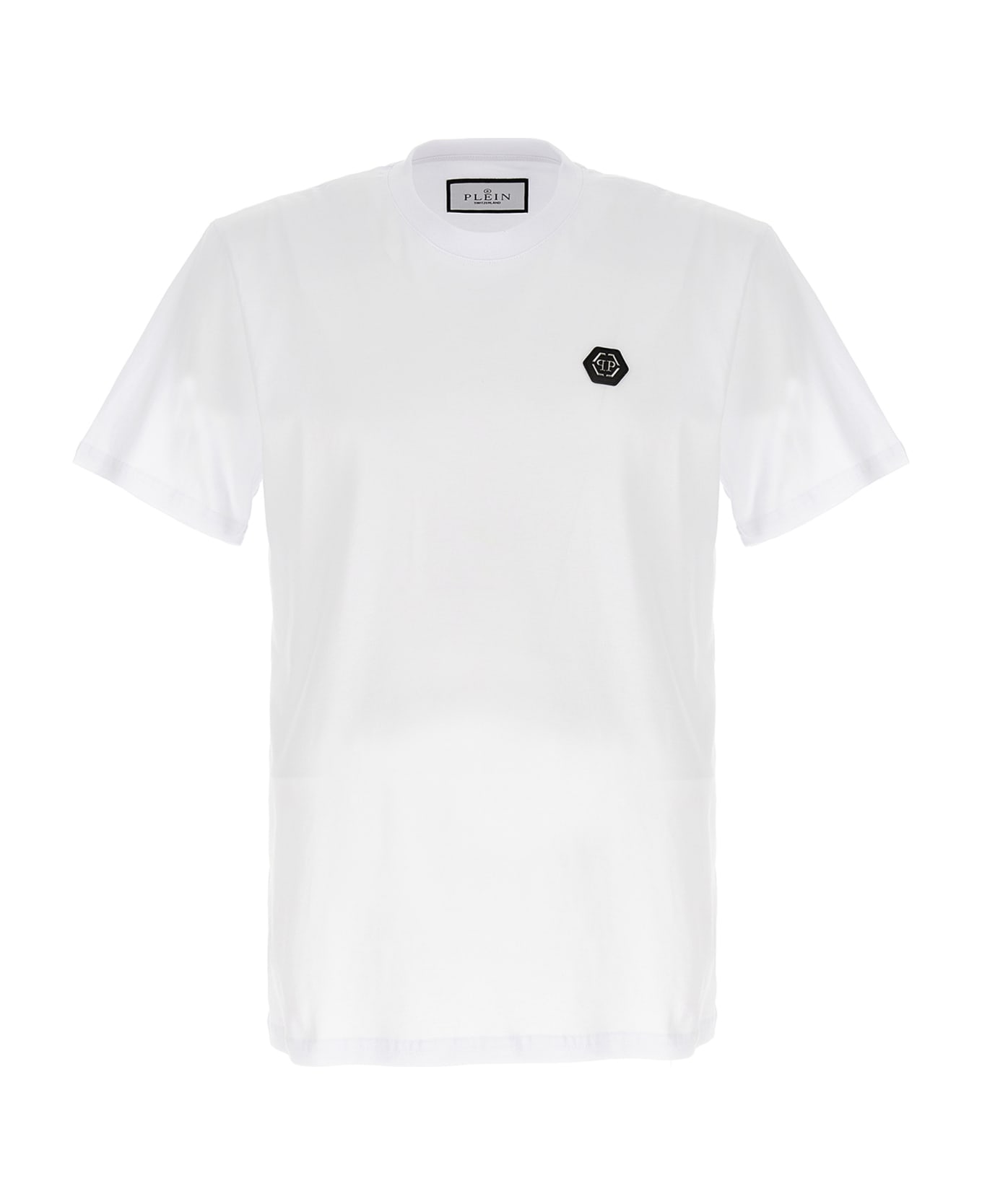 Philipp Plein Logo Plaque T-shirt - Bianco