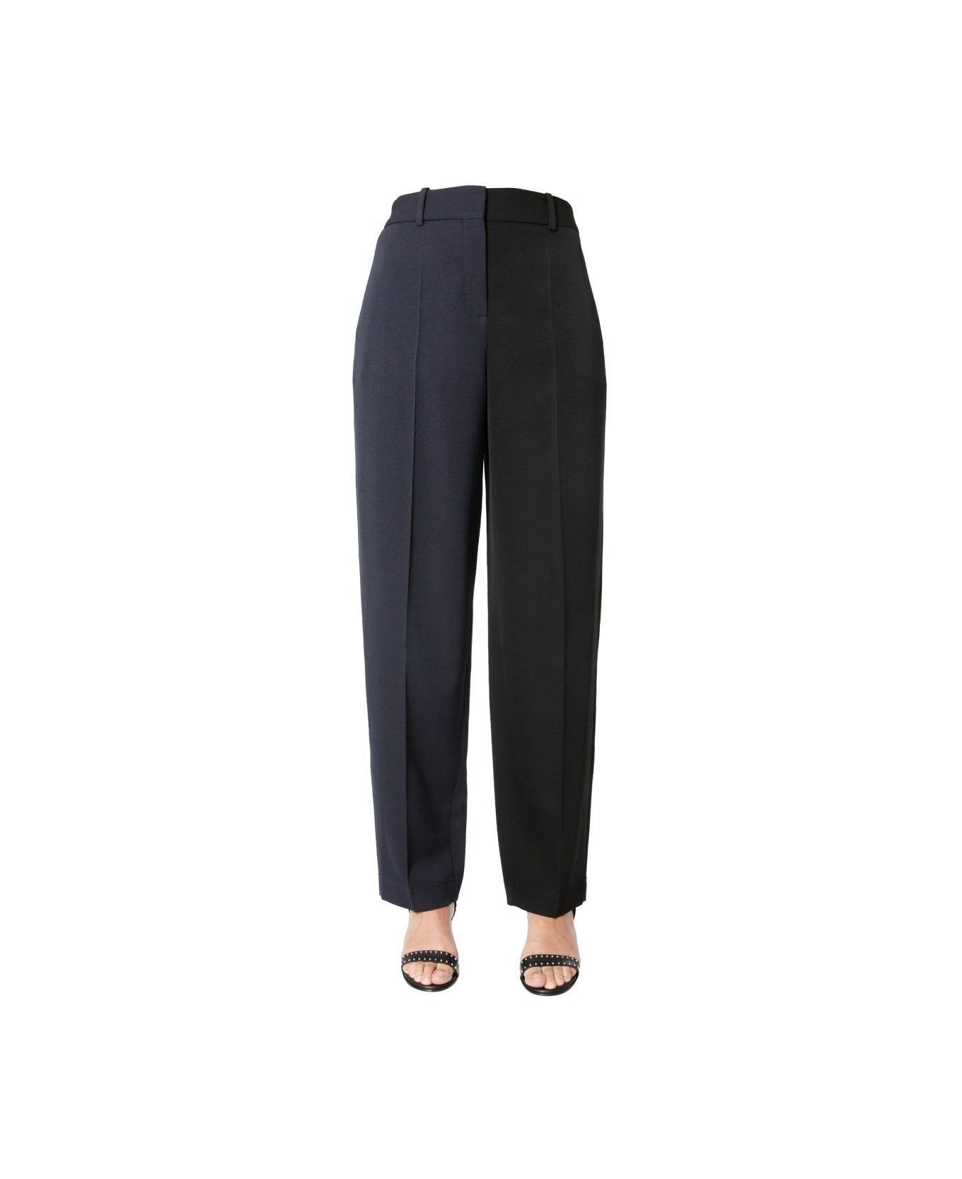 Givenchy Contrasting Panelled Trousers - BLUE