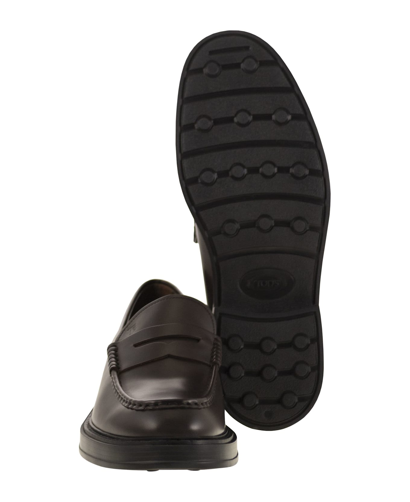 Tod's Leather Loafer - Dark Brown