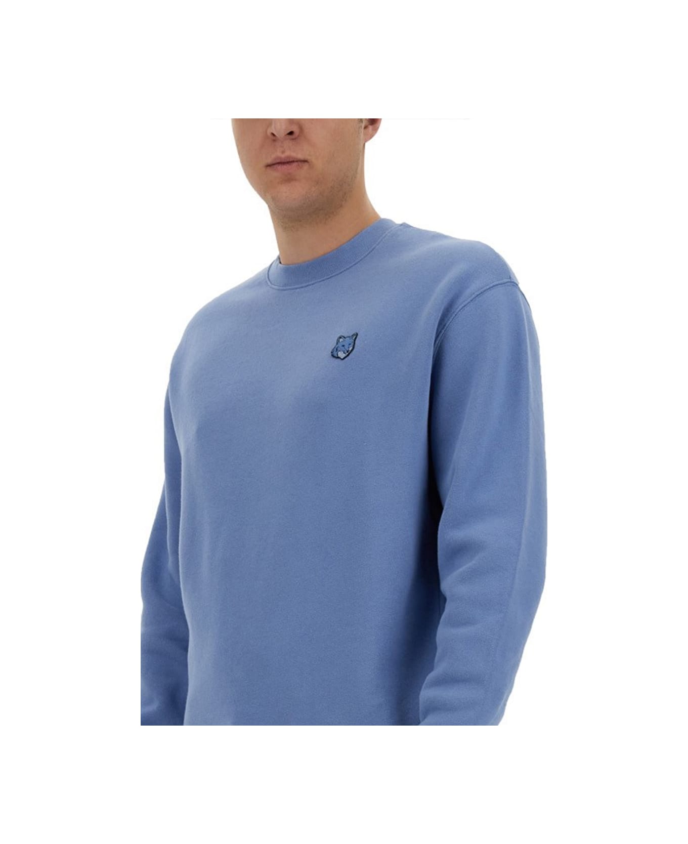 Maison Kitsuné Cotton Sweatshirt - BLUE
