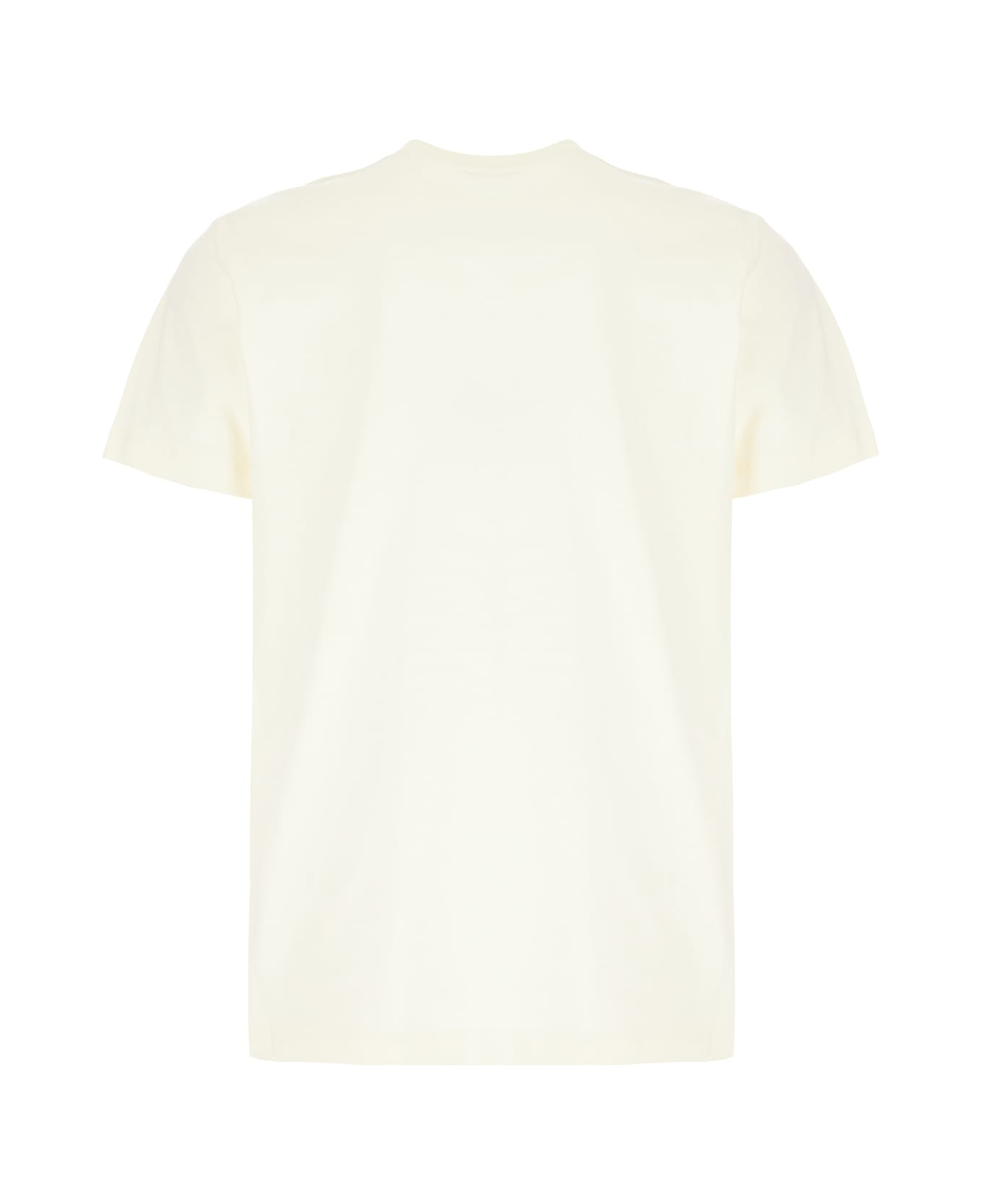 Moncler Ivory Cotton T-shirt - Ivory