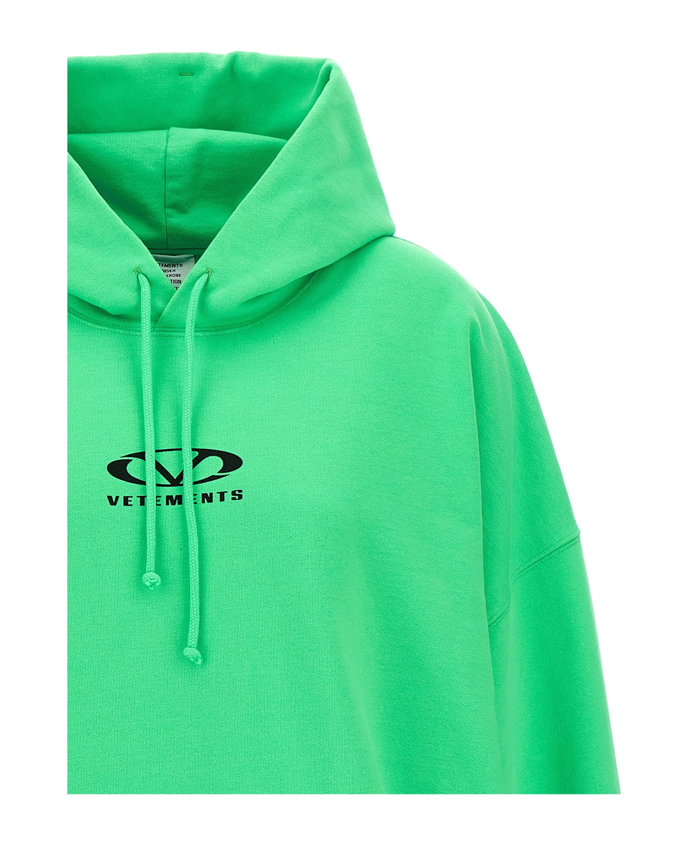 VETEMENTS 
oval Logo
 Hoodie - Green