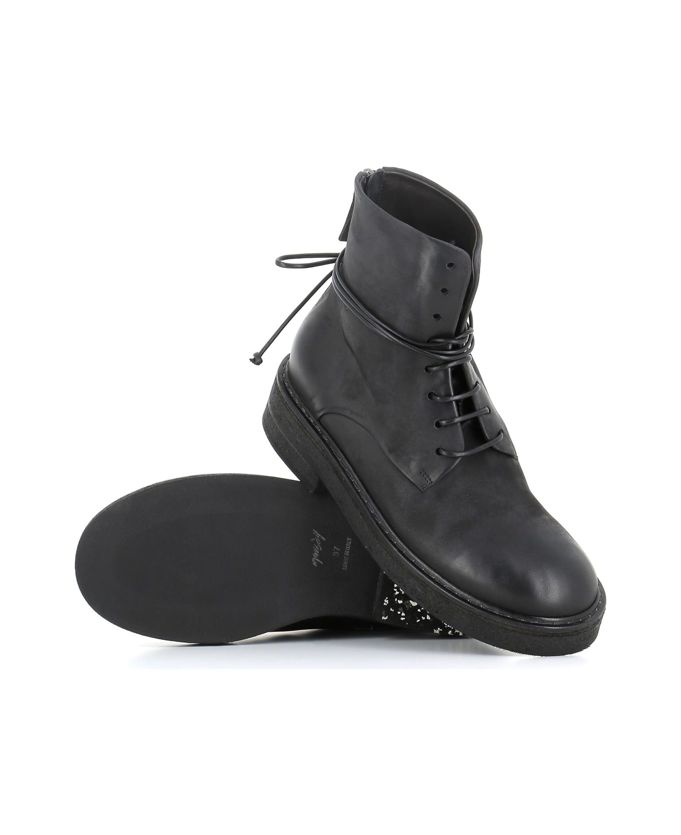 Marsell Lace-up Boots Parrucca - Black