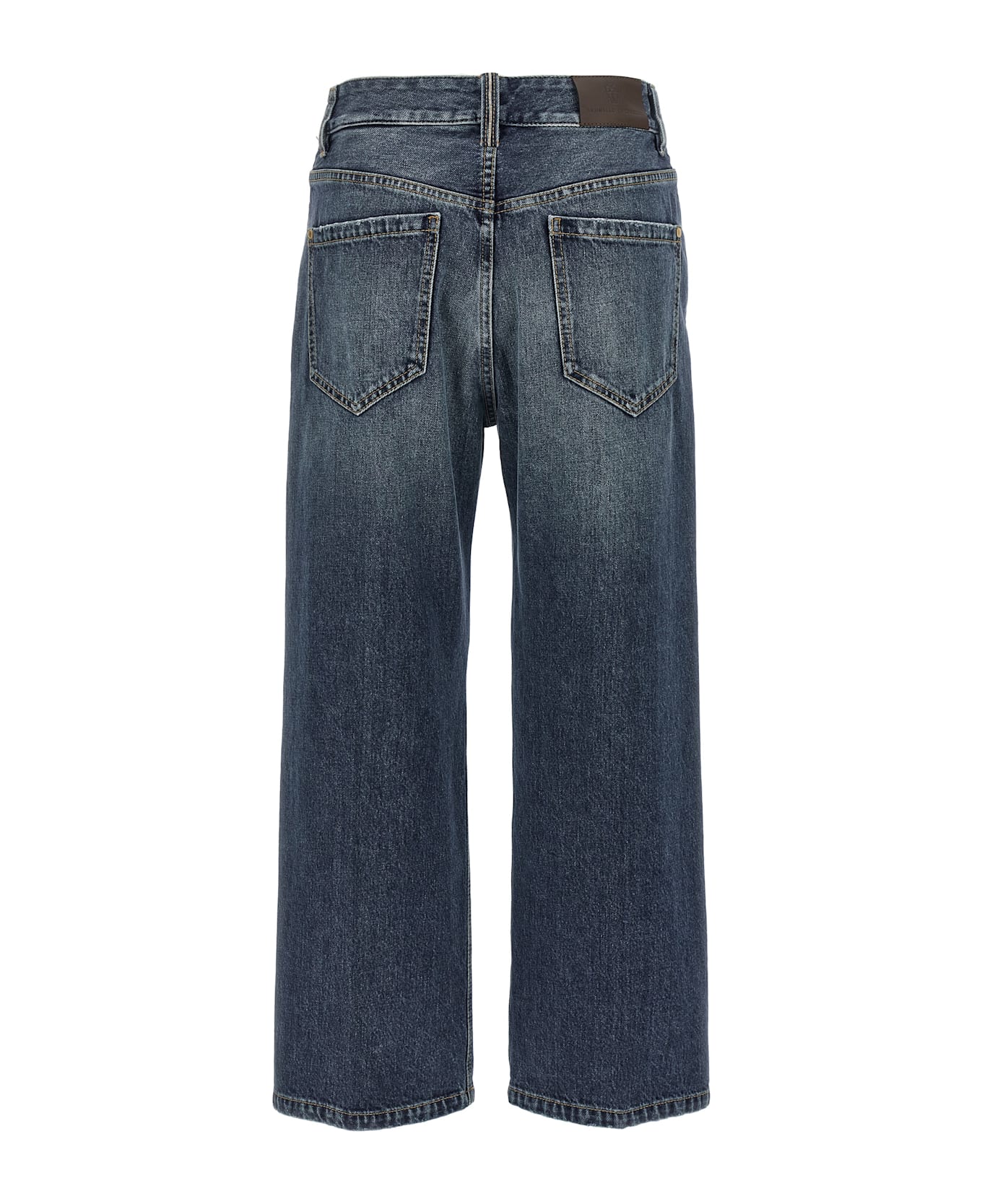 Brunello Cucinelli 
contemporary Square
 Jeans - Blue
