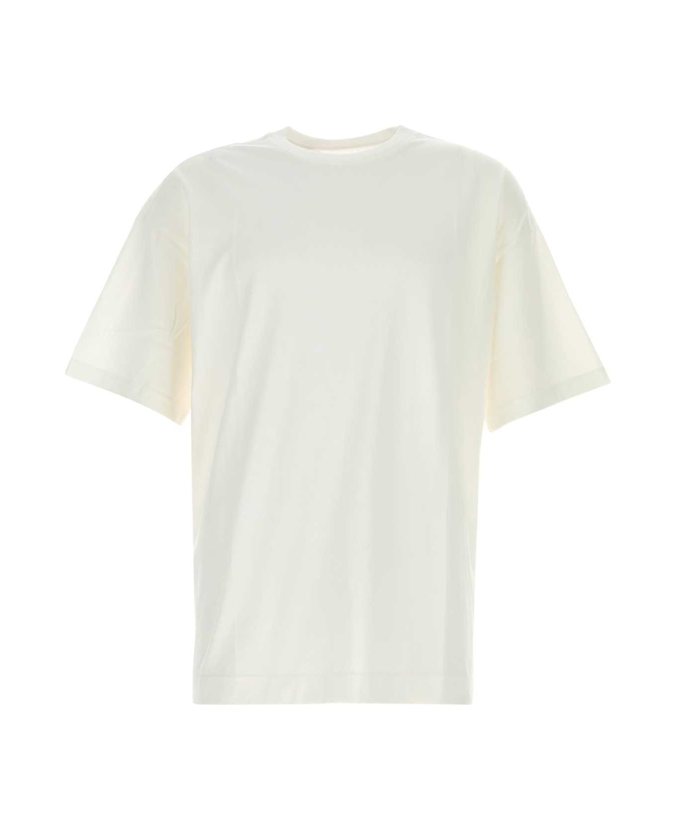 Homme Plissé Issey Miyake White Cotton T-shirt - PINKXGRAY