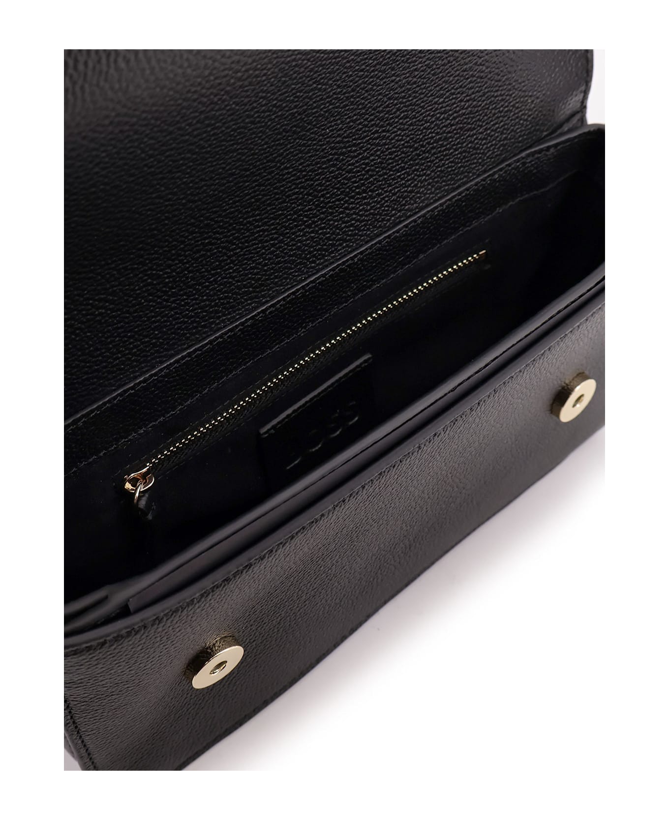 Hugo Boss Boss Beyond Leather Shoulder Bag - Black