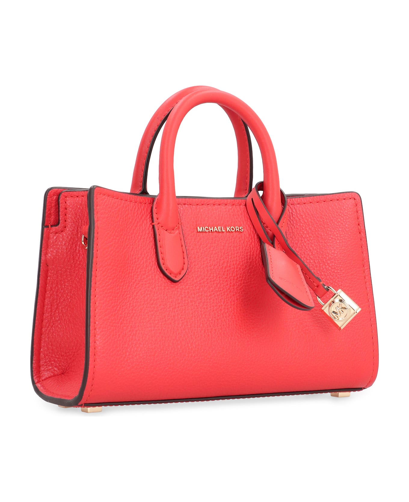 Michael Kors Scarlett Leather Bag - red