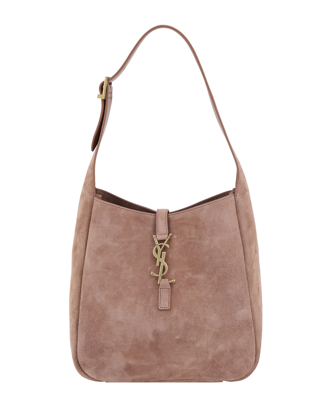 Saint Laurent Le 5 à 7 Suede Shoulder Bag