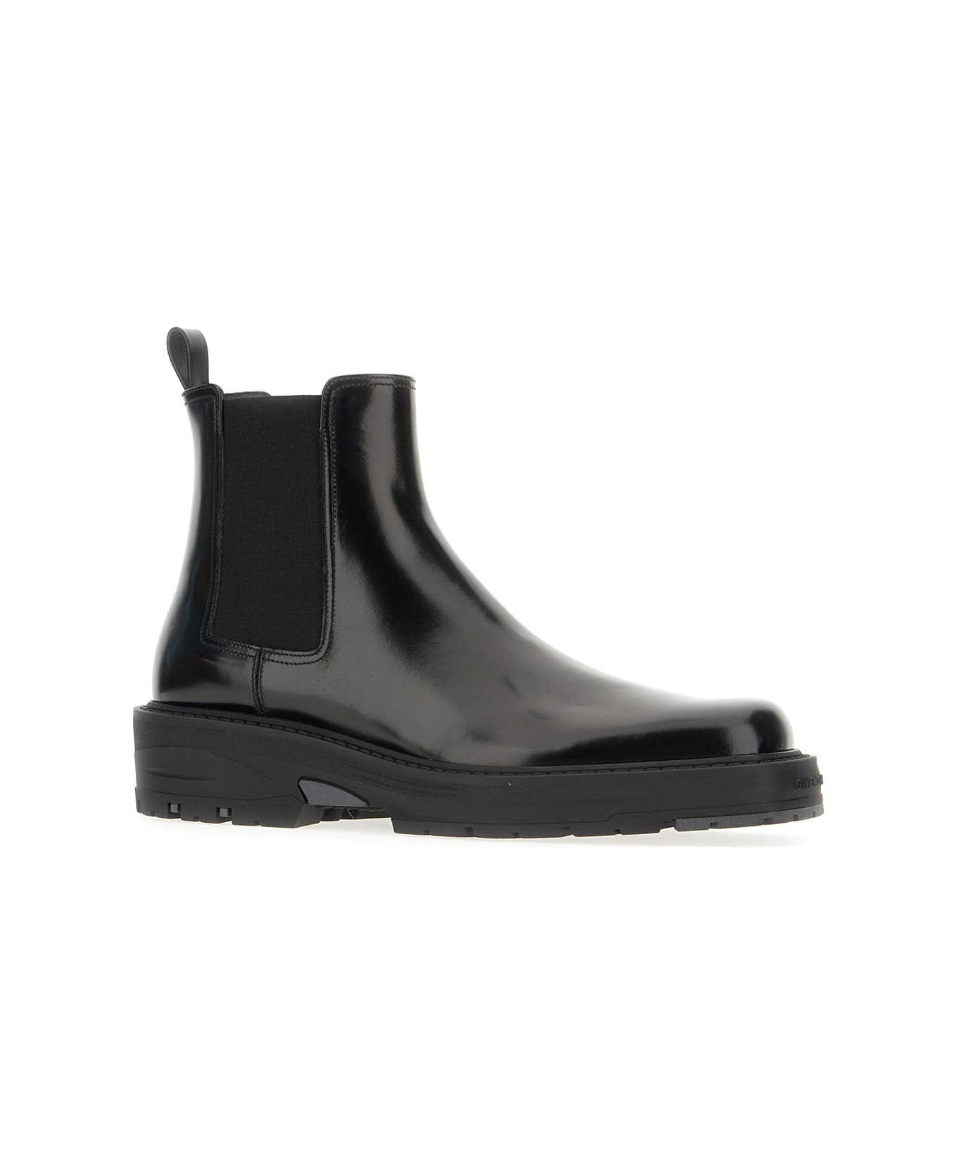 Givenchy Black Leather Ankle Boots - BLACK