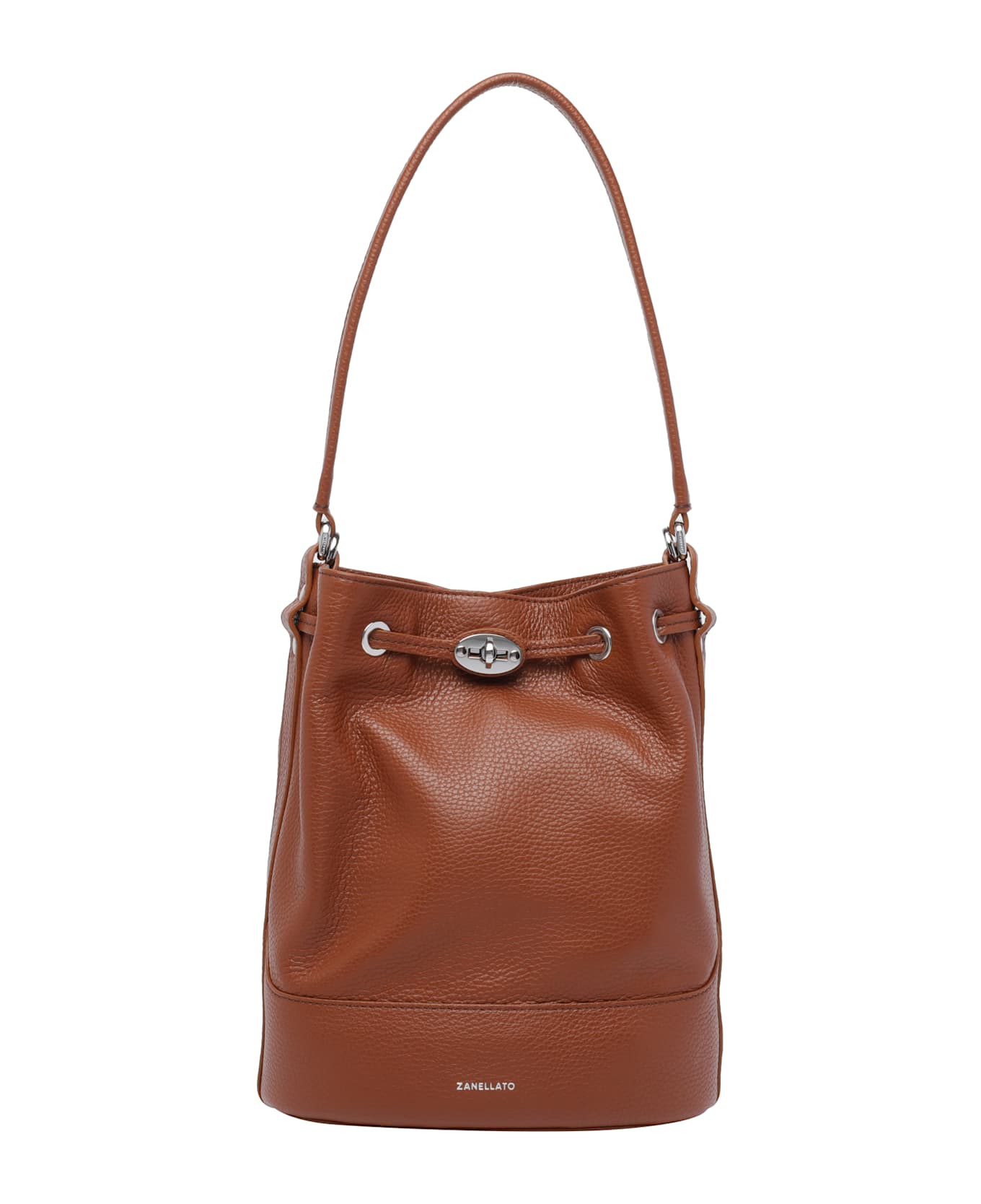 Zanellato Small Monda' Bucket Bag - Brown