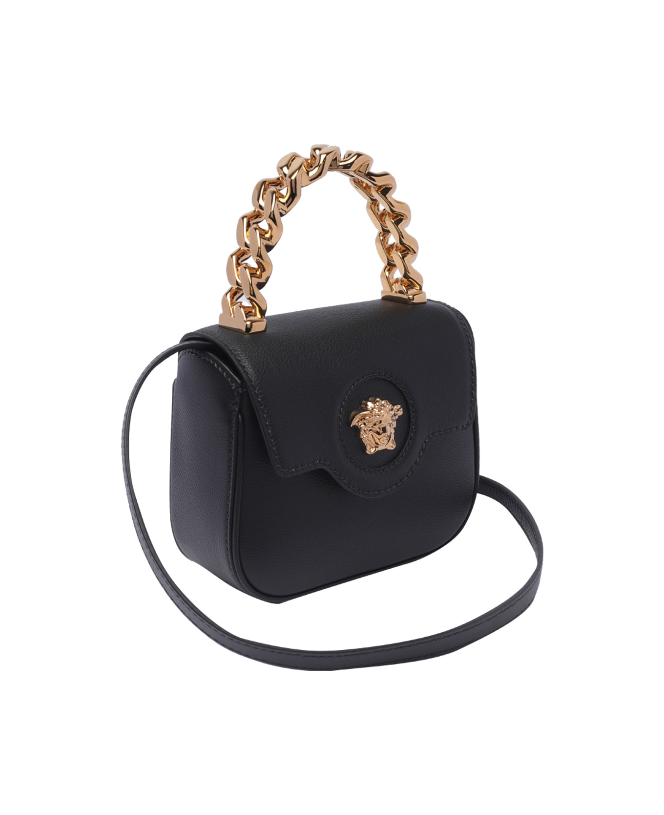 Versace Mini La Medusa Handbag - Black