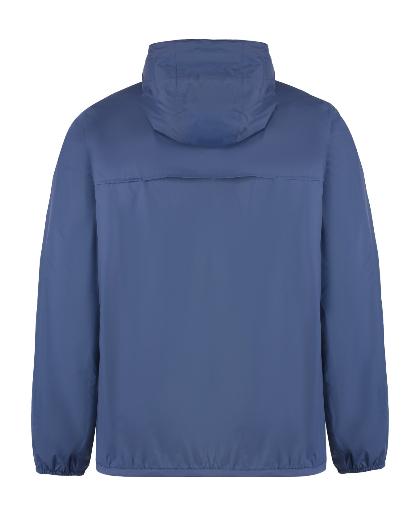 K-Way Le Vrai 3.0 Claude Hooded Nylon Jacket - blue