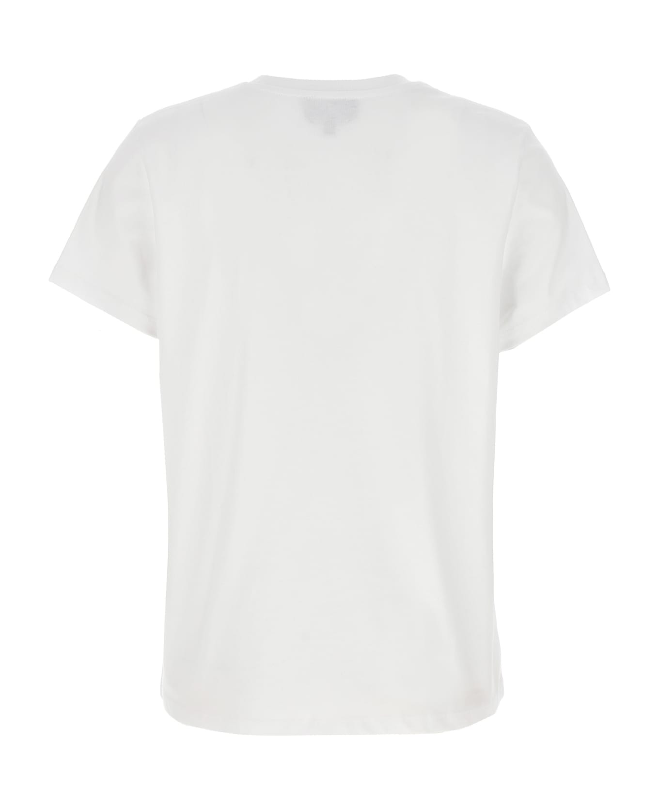 A.P.C. T-shirt With Logo - BLANC/ROUGE