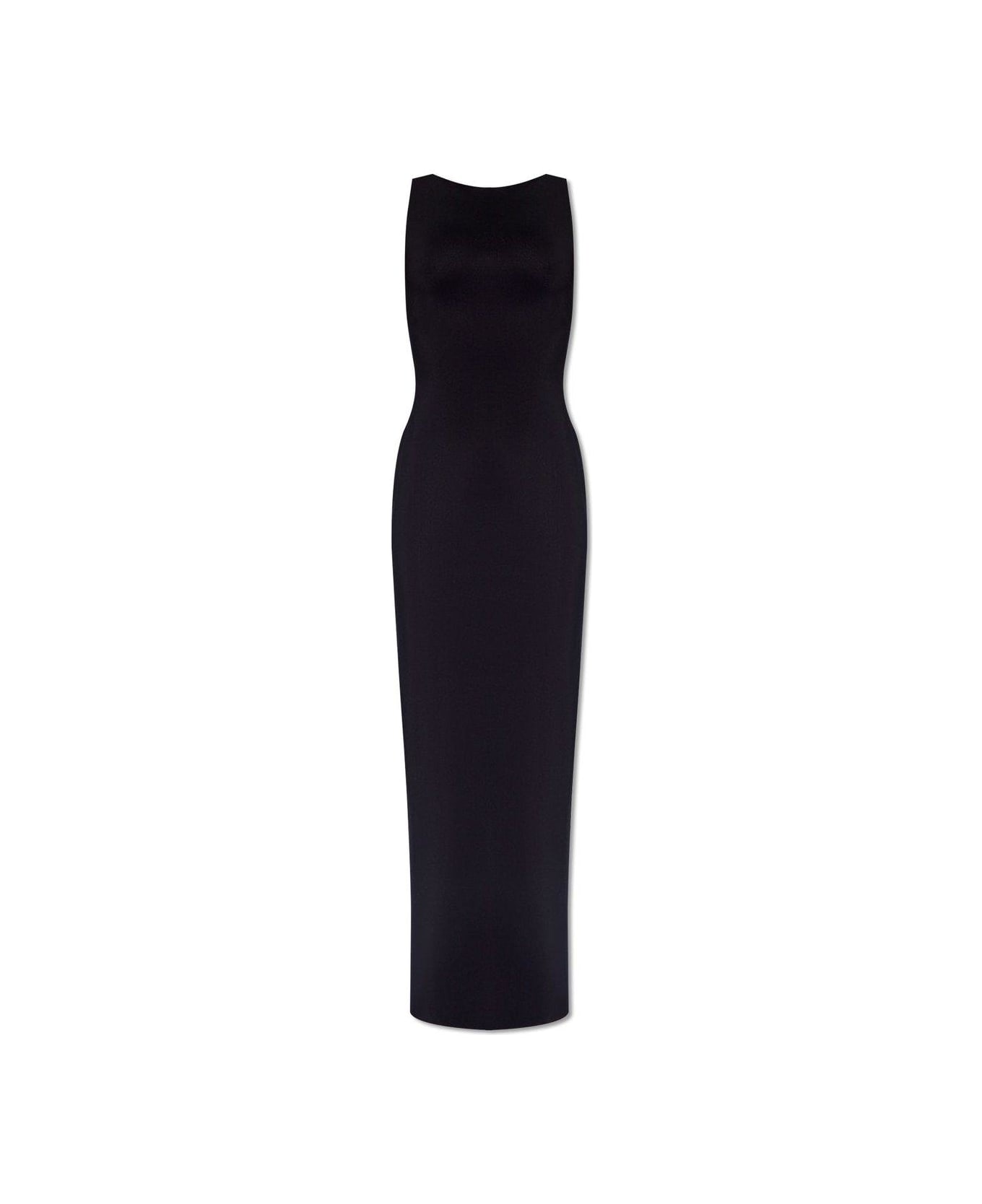 Emporio Armani Sleeveless Dress - Black ワンピース＆ドレス