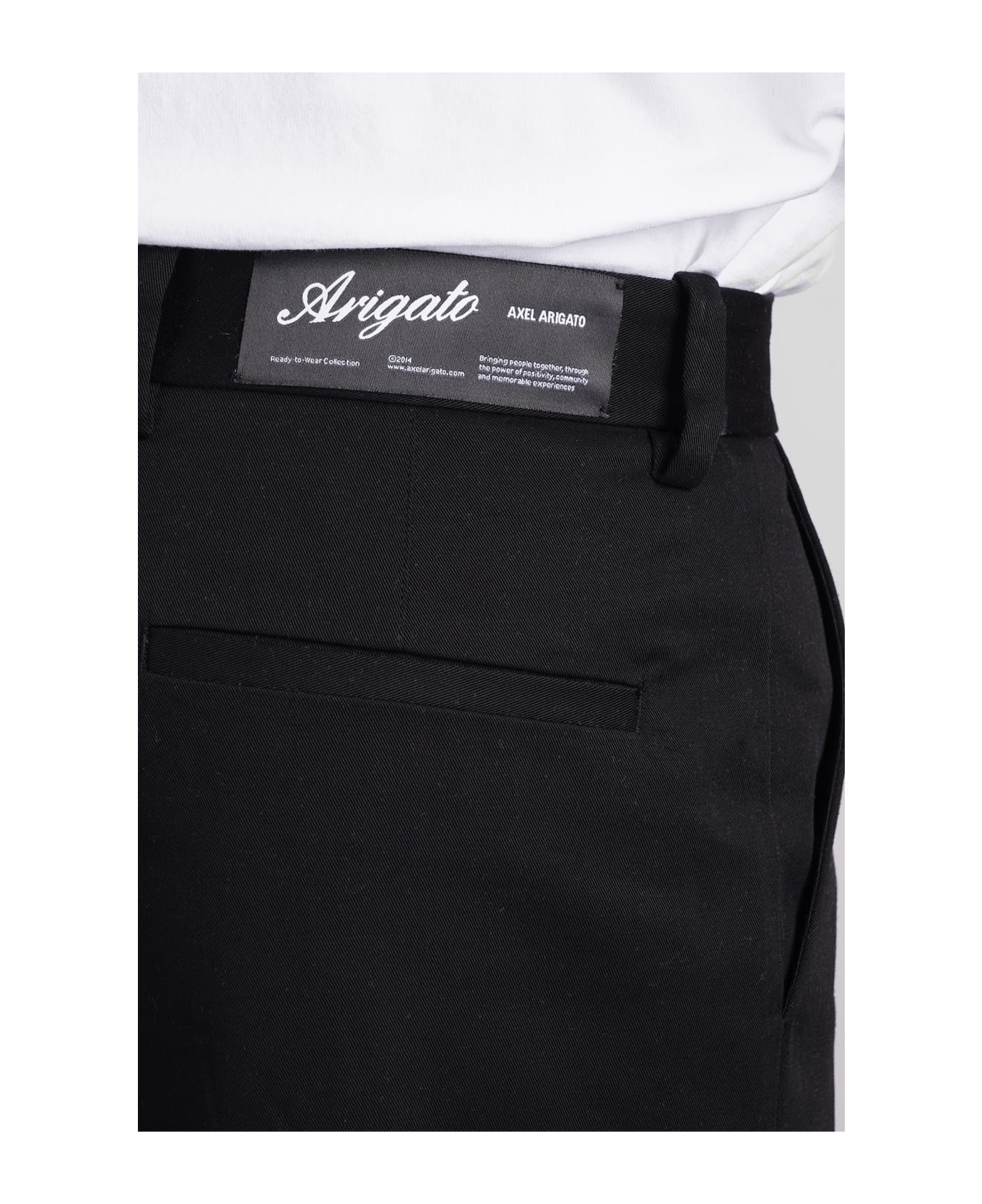 Axel Arigato Pants In Black Cotton - BLACK