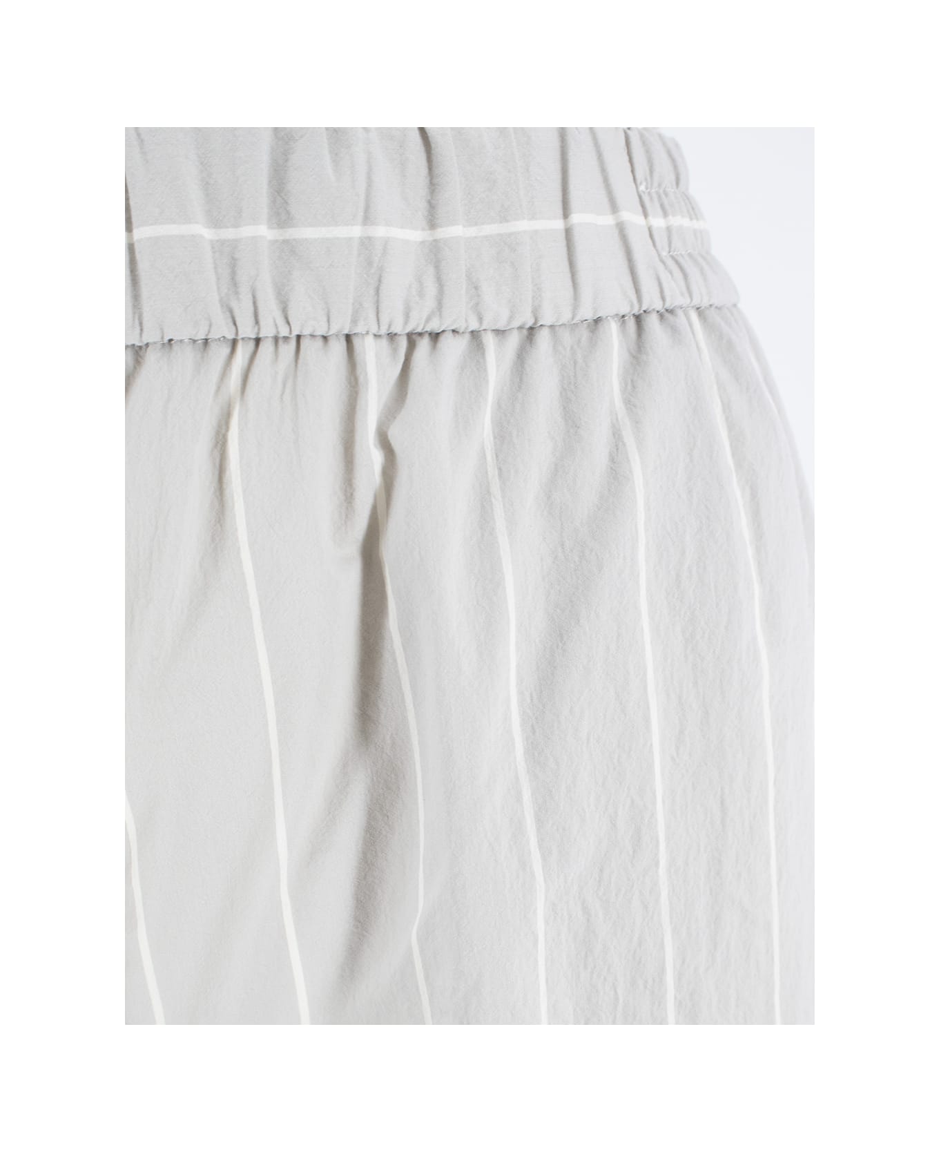 Le Tricot Perugia Trousers - GREY_WHITE