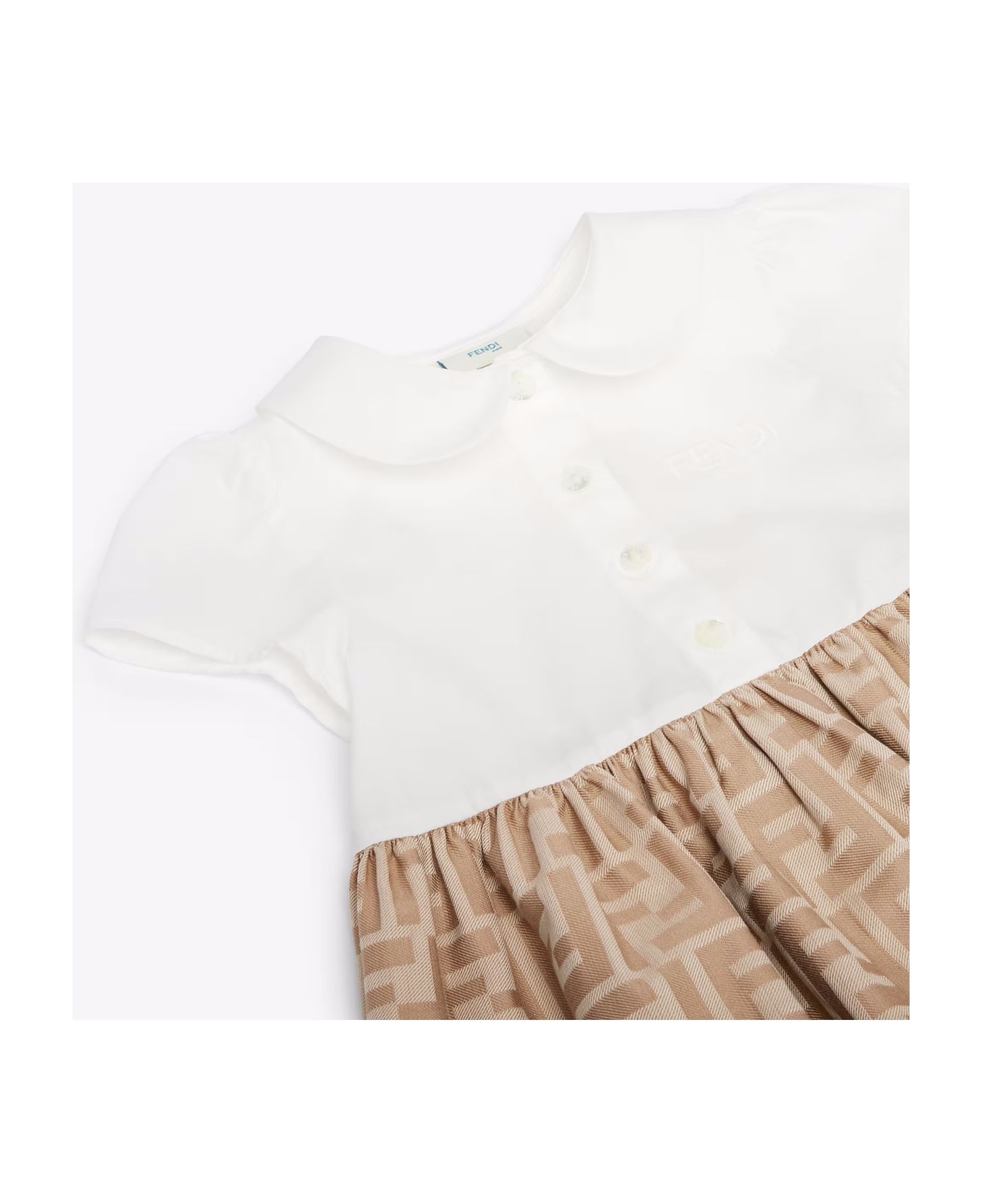 Fendi Kids Dresses Beige - Beige ワンピース＆ドレス