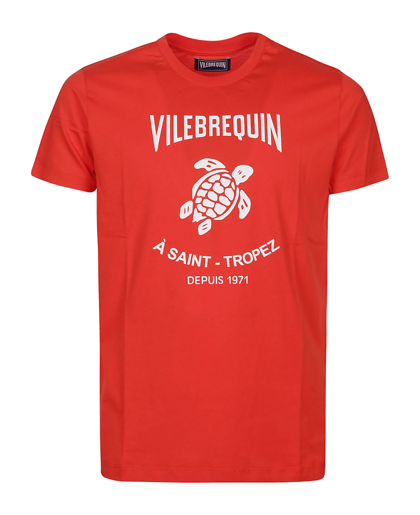 Vilebrequin Washed T-shirt - Rosso Brillante