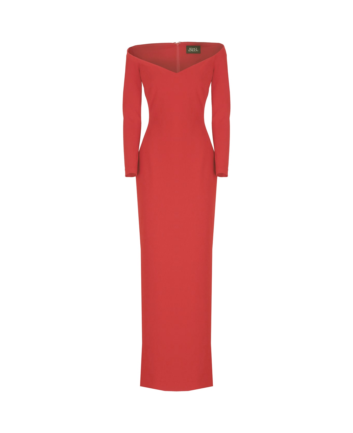 Solace London Tara Maxi Dress - Red