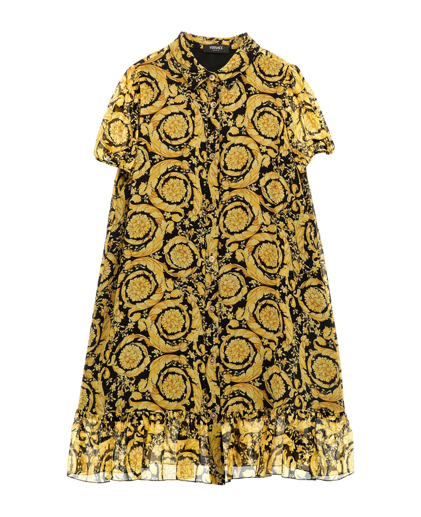 Versace 'barocco' Chemisier Dress - Multicolor