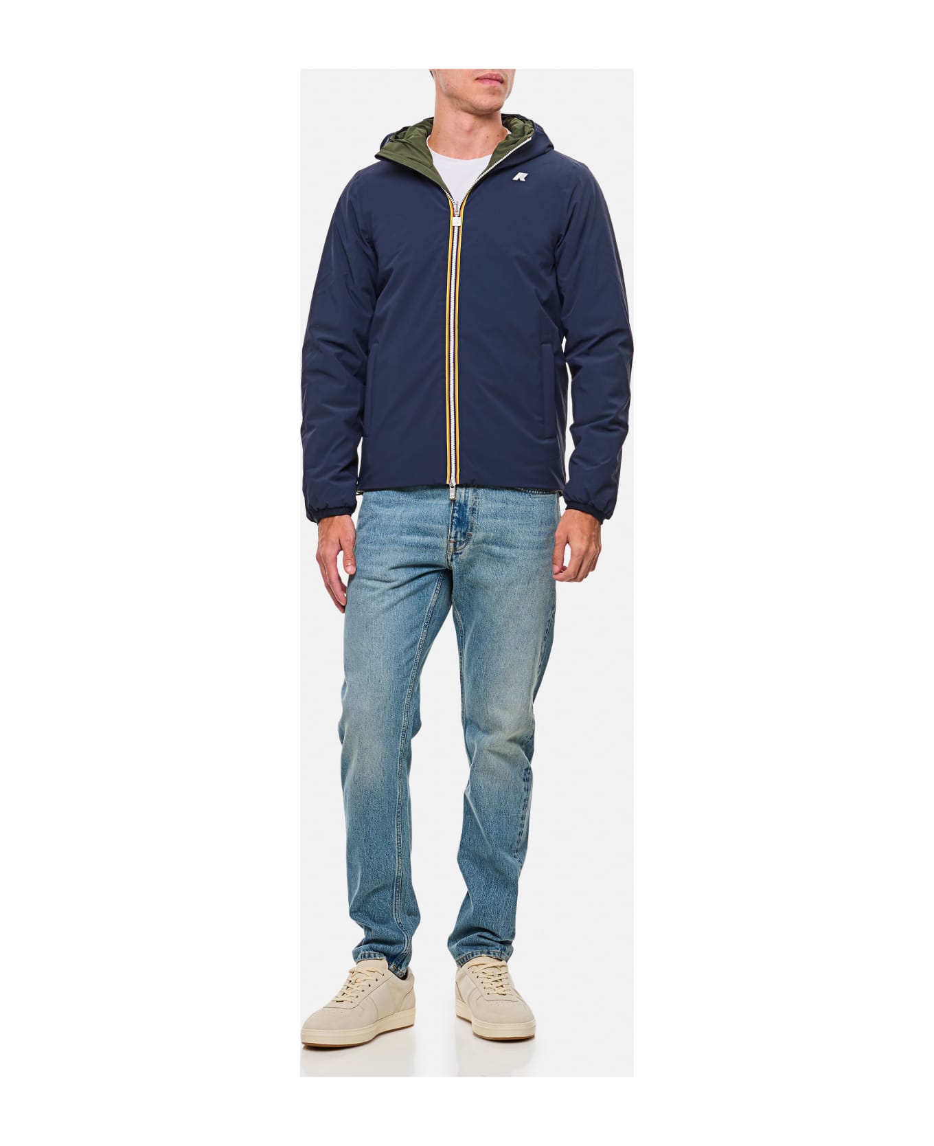 K-Way Jack St Warm Reversible - BLUE D-GREEN B