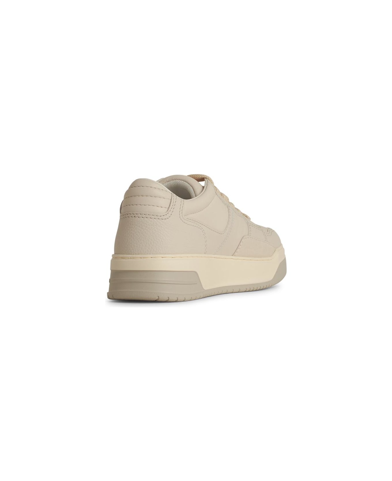 Hogan 'h667' White Leather Sneakers - White
