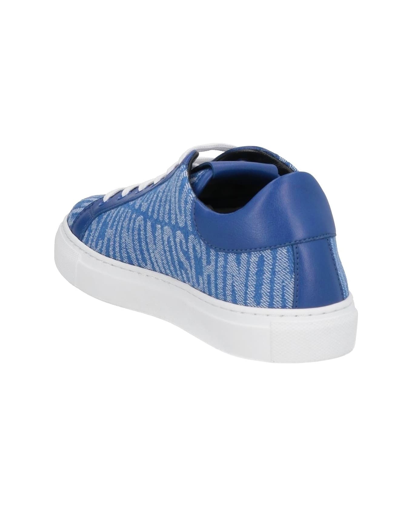 Moschino Logo Low Top Sneakers - Blue