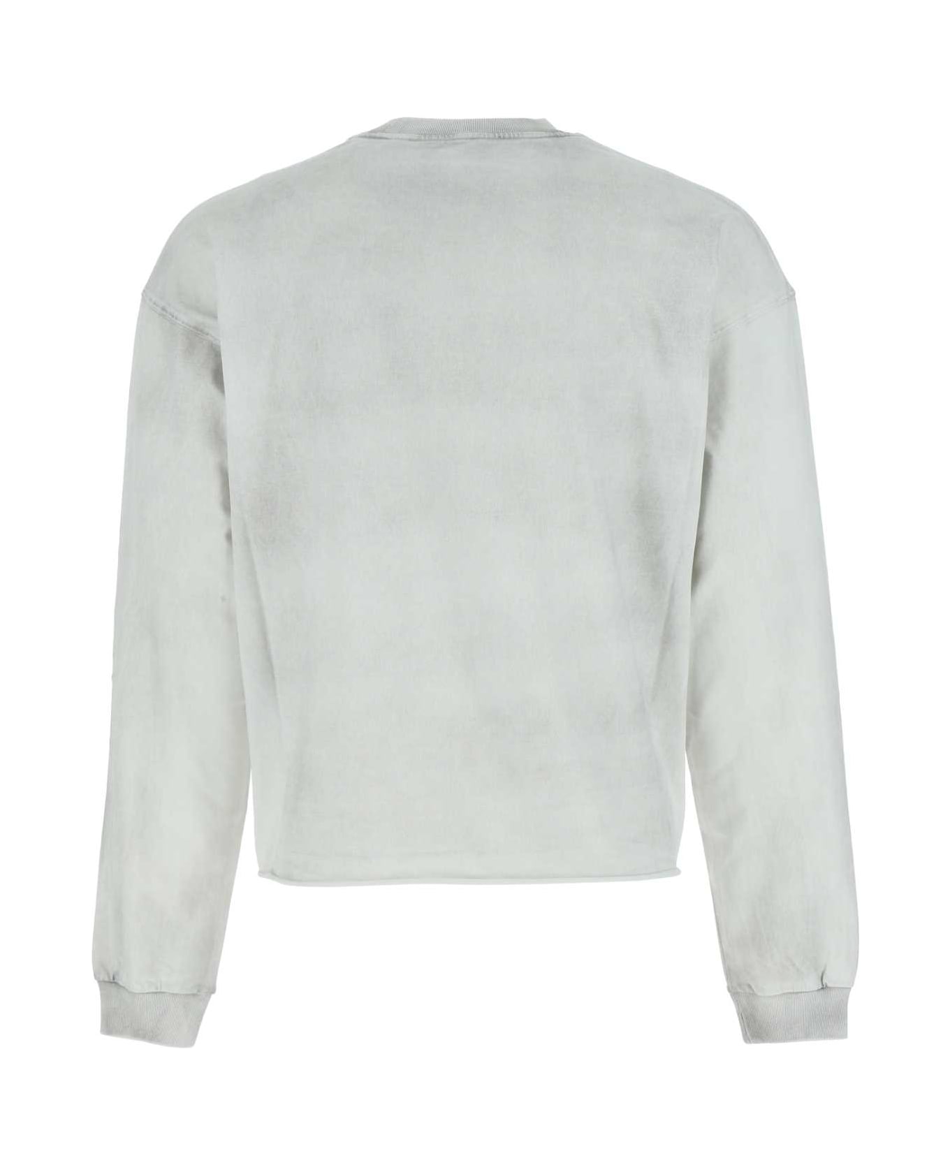 WE11 DONE Chalk Cotton Sweatshirt - WH フリース