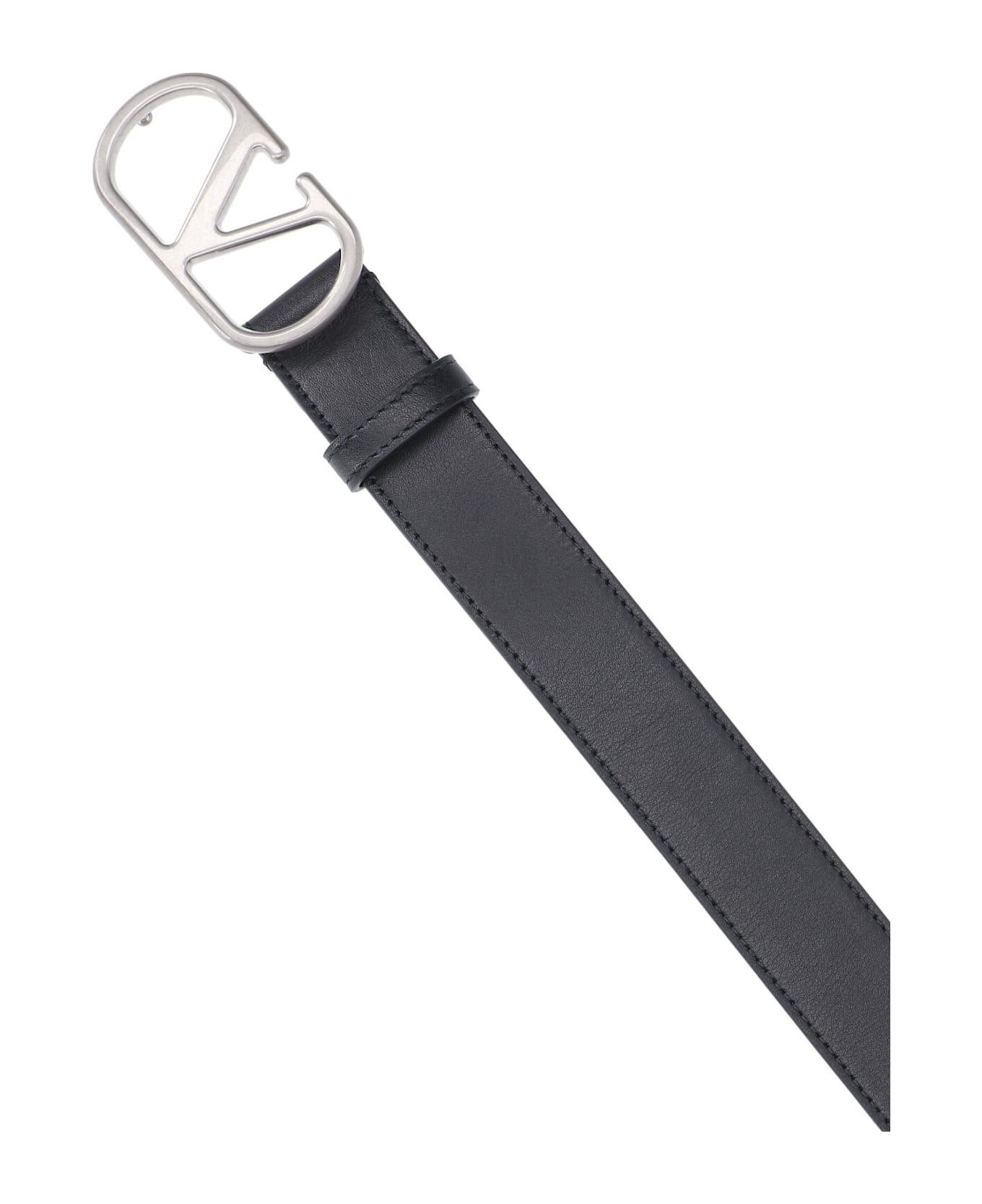 Valentino Garavani "vlogo Signature" Belt - Black  