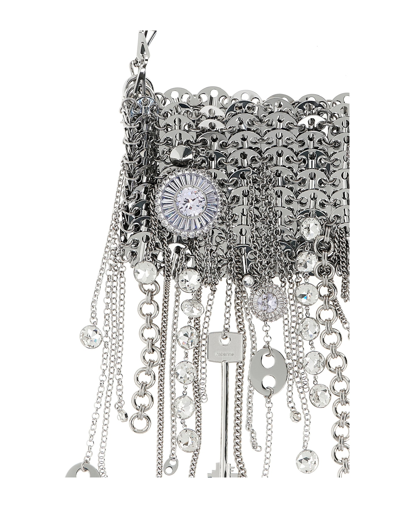 Paco Rabanne 
1969 Nano Judy Blane
 Shoulder Bag - Silver