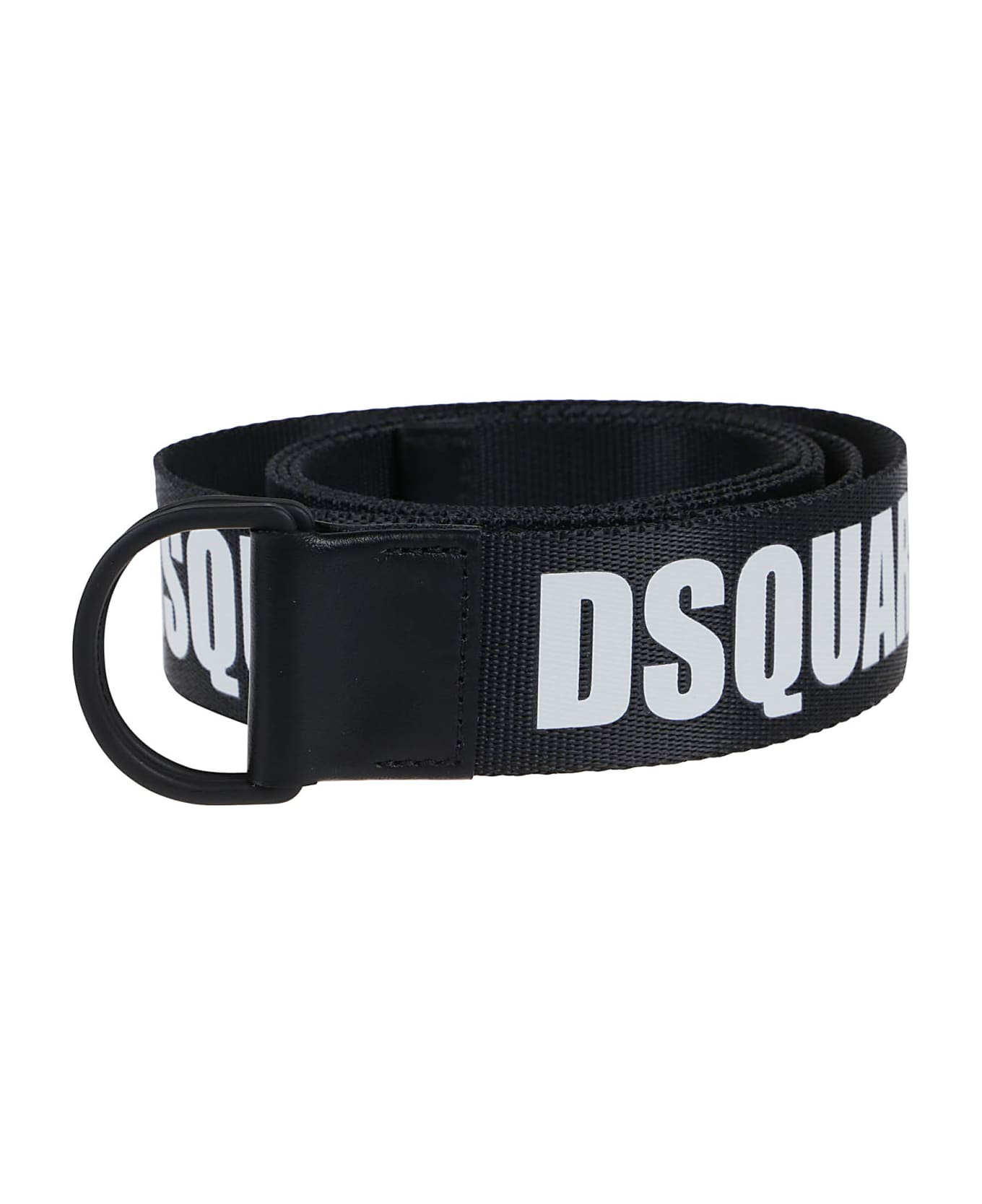Dsquared2 Logo Made With Love Ribbon Belt - Nero