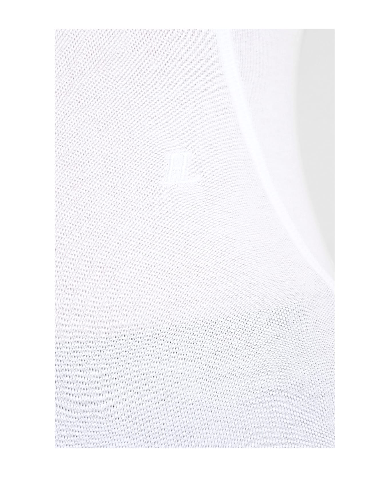 Helmut Lang T-shirt In White Cotton - white
