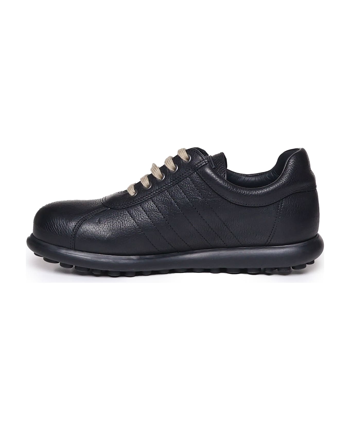 Camper Sneakers In Leather - Negro Ariel Negro