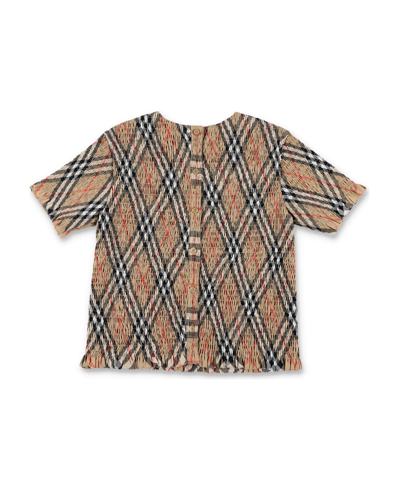 Burberry Kid - Check Cotton Top - SAND IP CHECK
