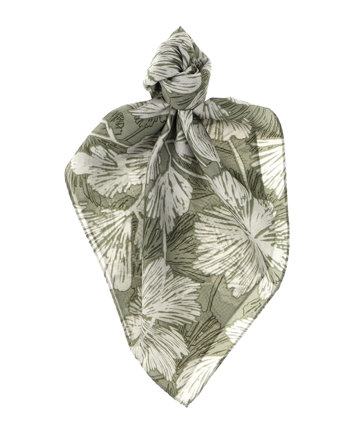 Brunello Cucinelli Floral Scarf - Green スカーフ＆ストール
