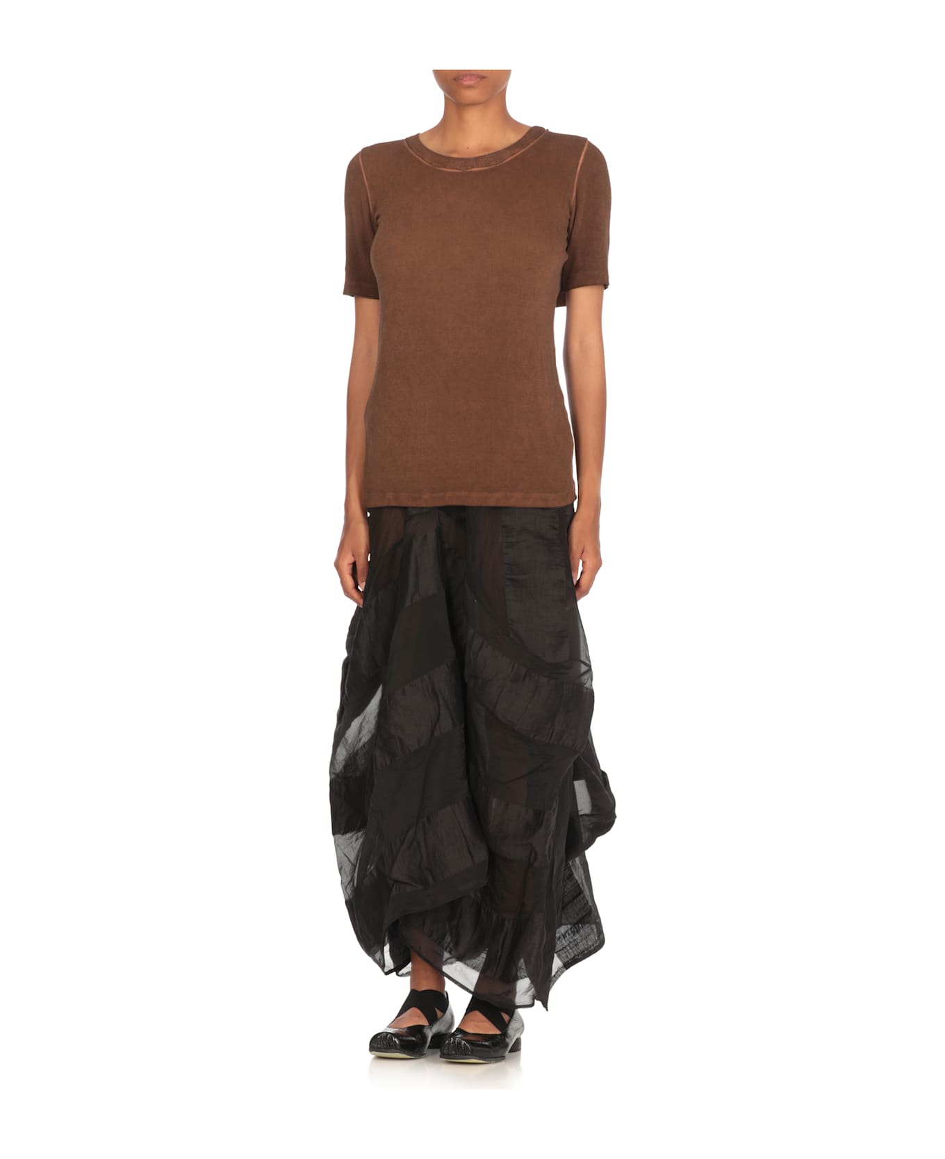 Uma Wang Tir T-shirt - Brown