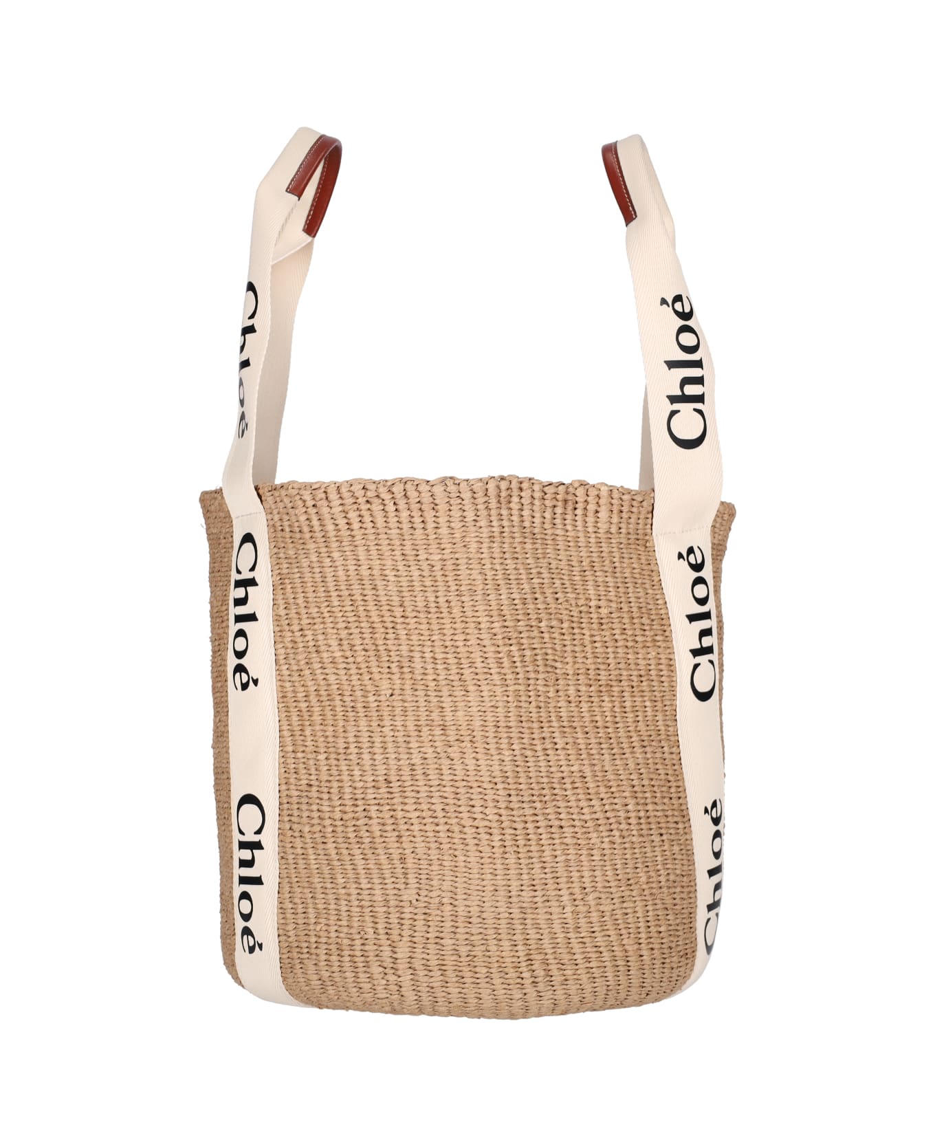 Chloé Woody Tote Bag - Bianco