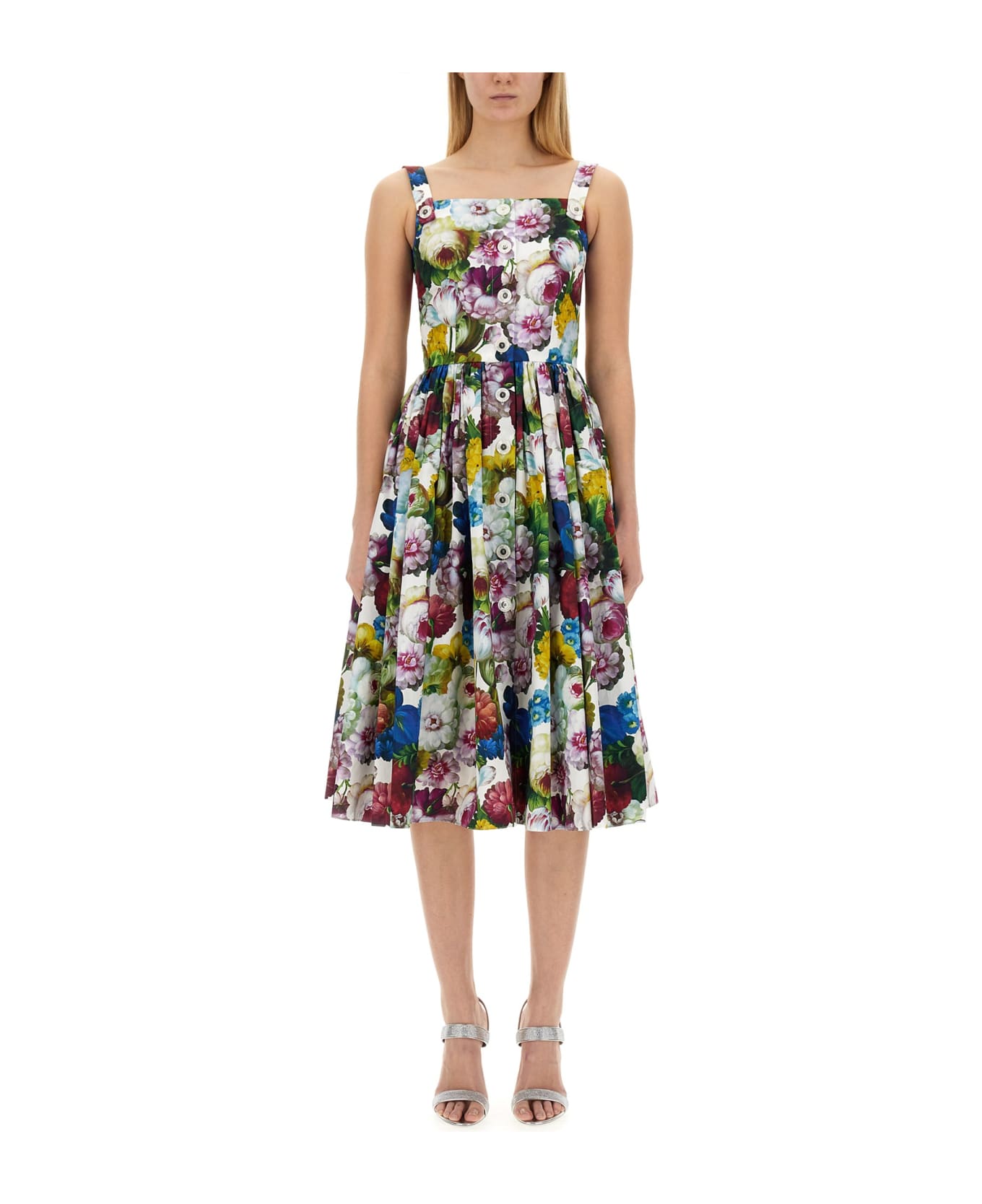 Dolce & Gabbana Nocturnal Flower Corset Dress - MULTICOLOR ワンピース＆ドレス