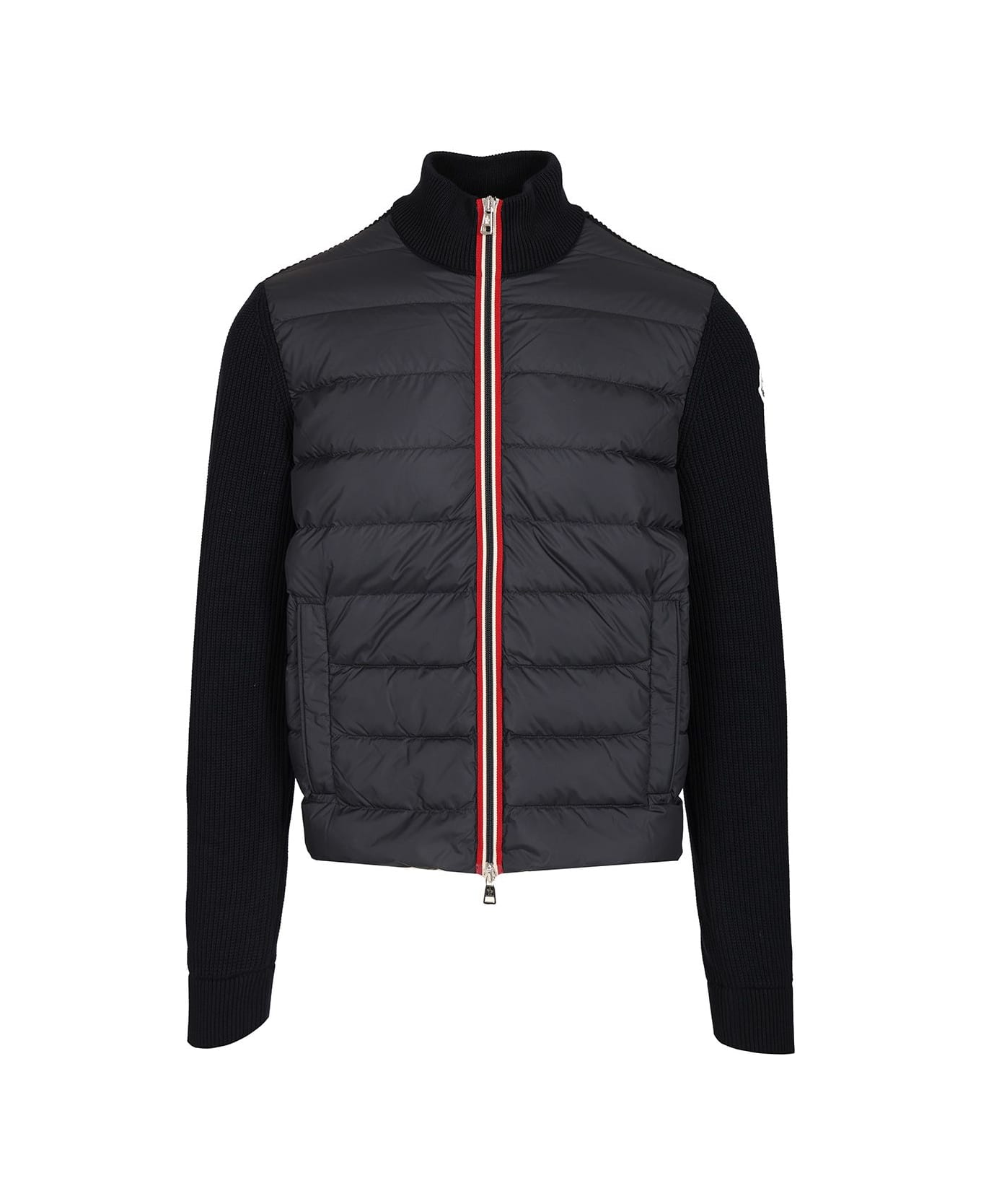 Moncler Padded Cardigan - Blue