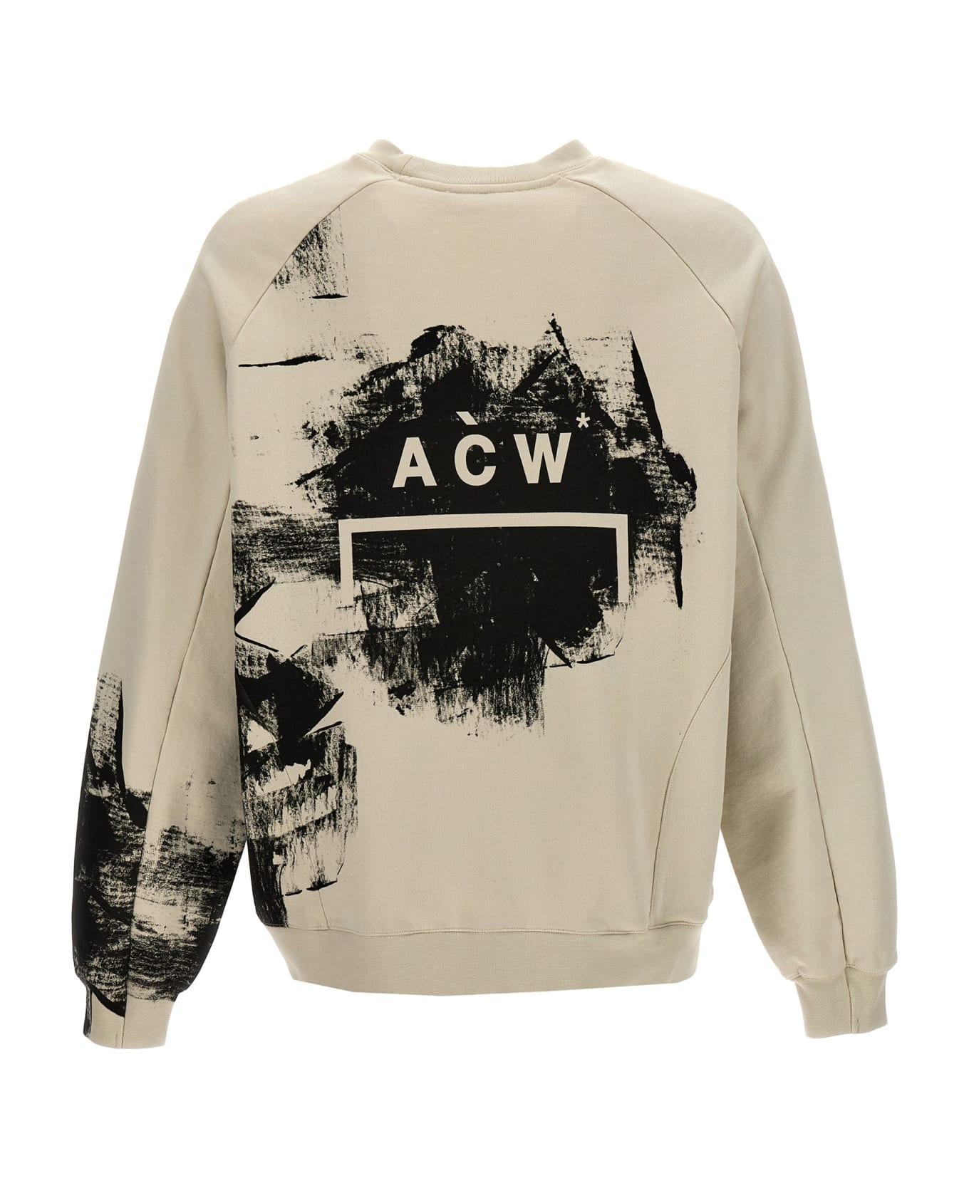 A-COLD-WALL 'bone Brushstroke' Sweatshirt - White/Black