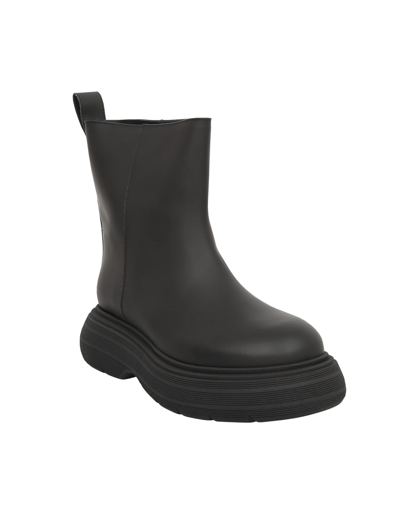 GIA BORGHINI Rubber Ankle Boots - Black