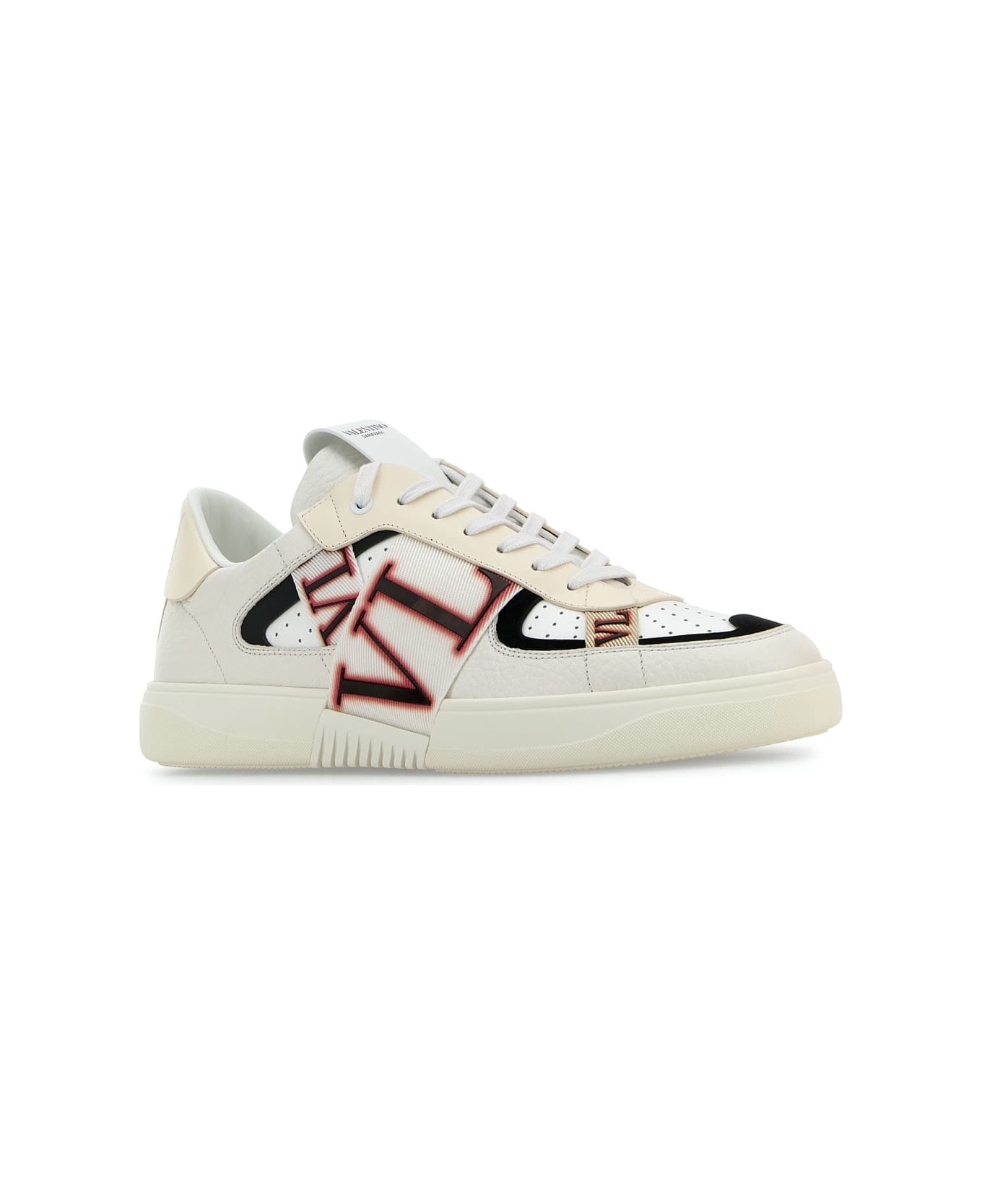 Valentino Garavani White Leather Vl7n Sneakers - BIANCOBPAPYRUSNECOREDGHIACCIOBIA