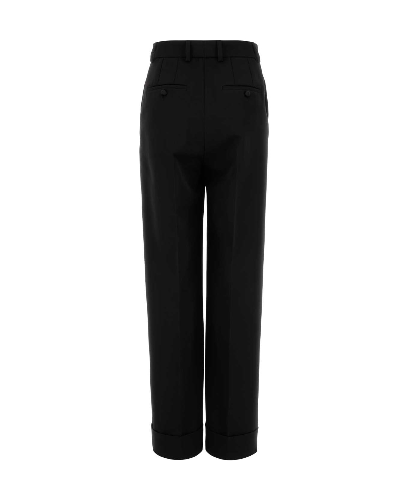 Dolce & Gabbana Black Wool Pant - NERO